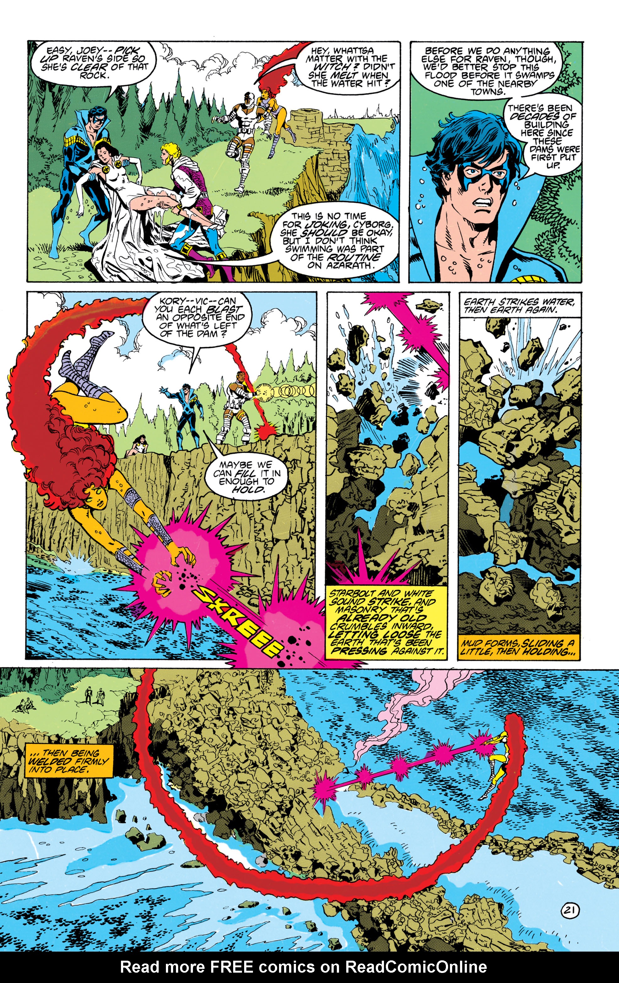 Read online The New Teen Titans (1984) comic -  Issue #33 - 22