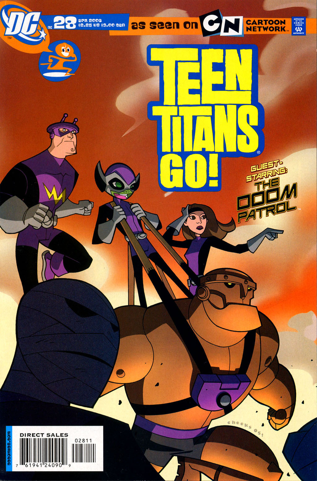 Read online Teen Titans Go! (2003) comic -  Issue #28 - 1