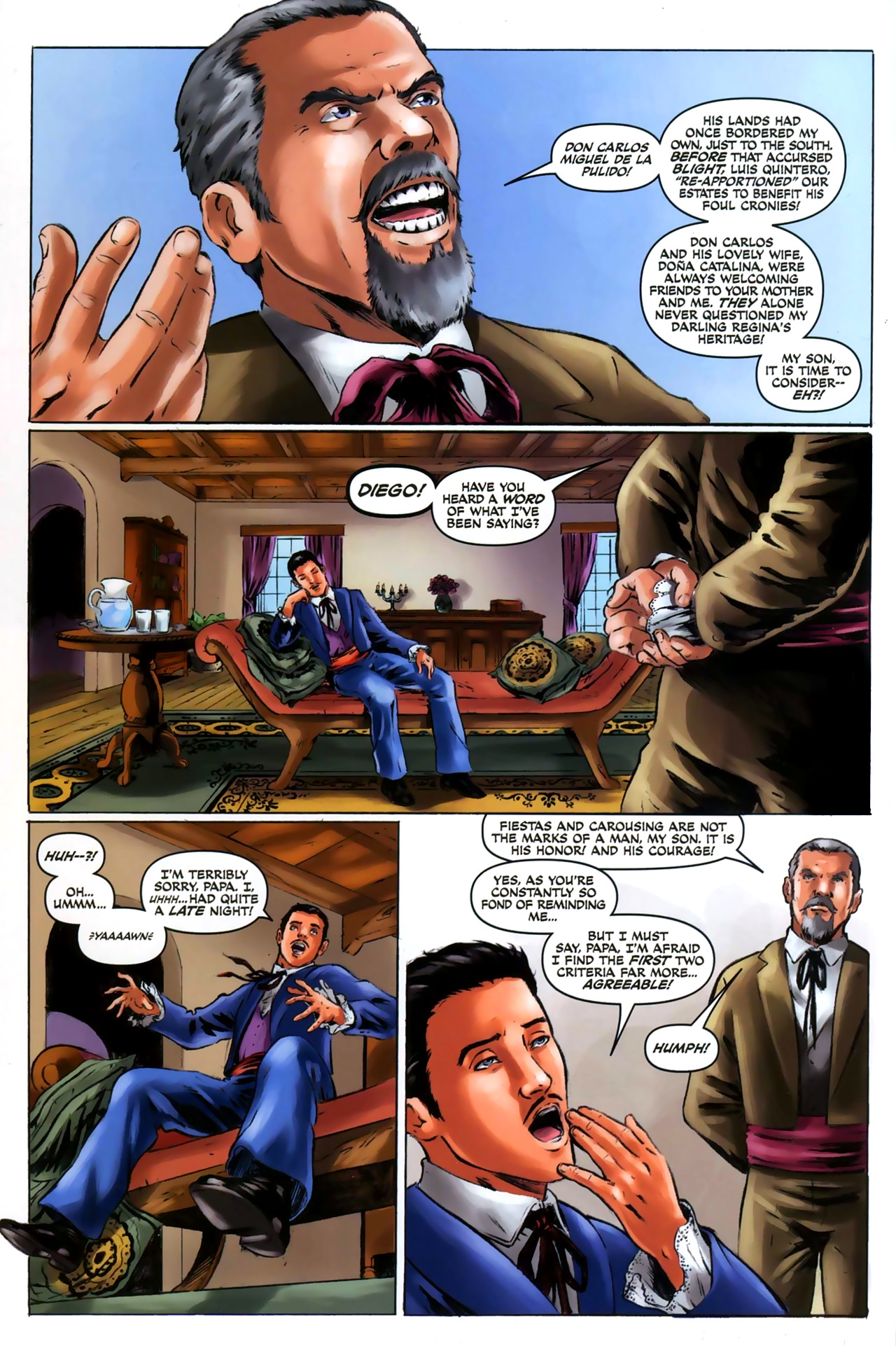 Read online Zorro (2008) comic -  Issue #9 - 10