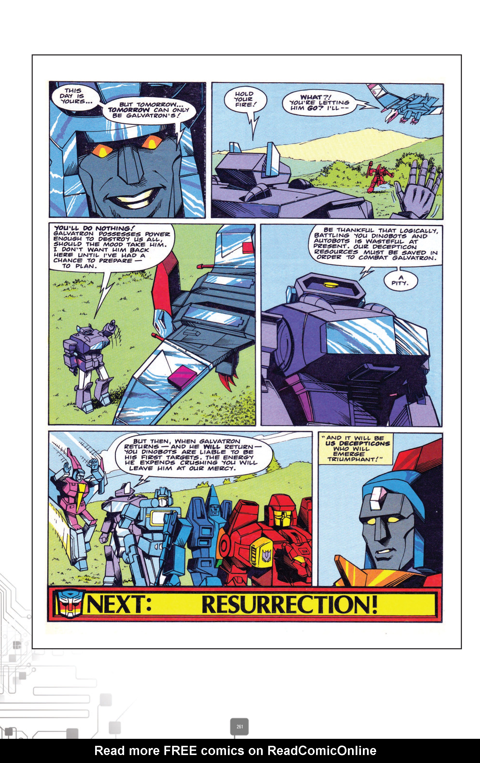 Read online The Transformers Classics UK comic -  Issue # TPB 3 - 261
