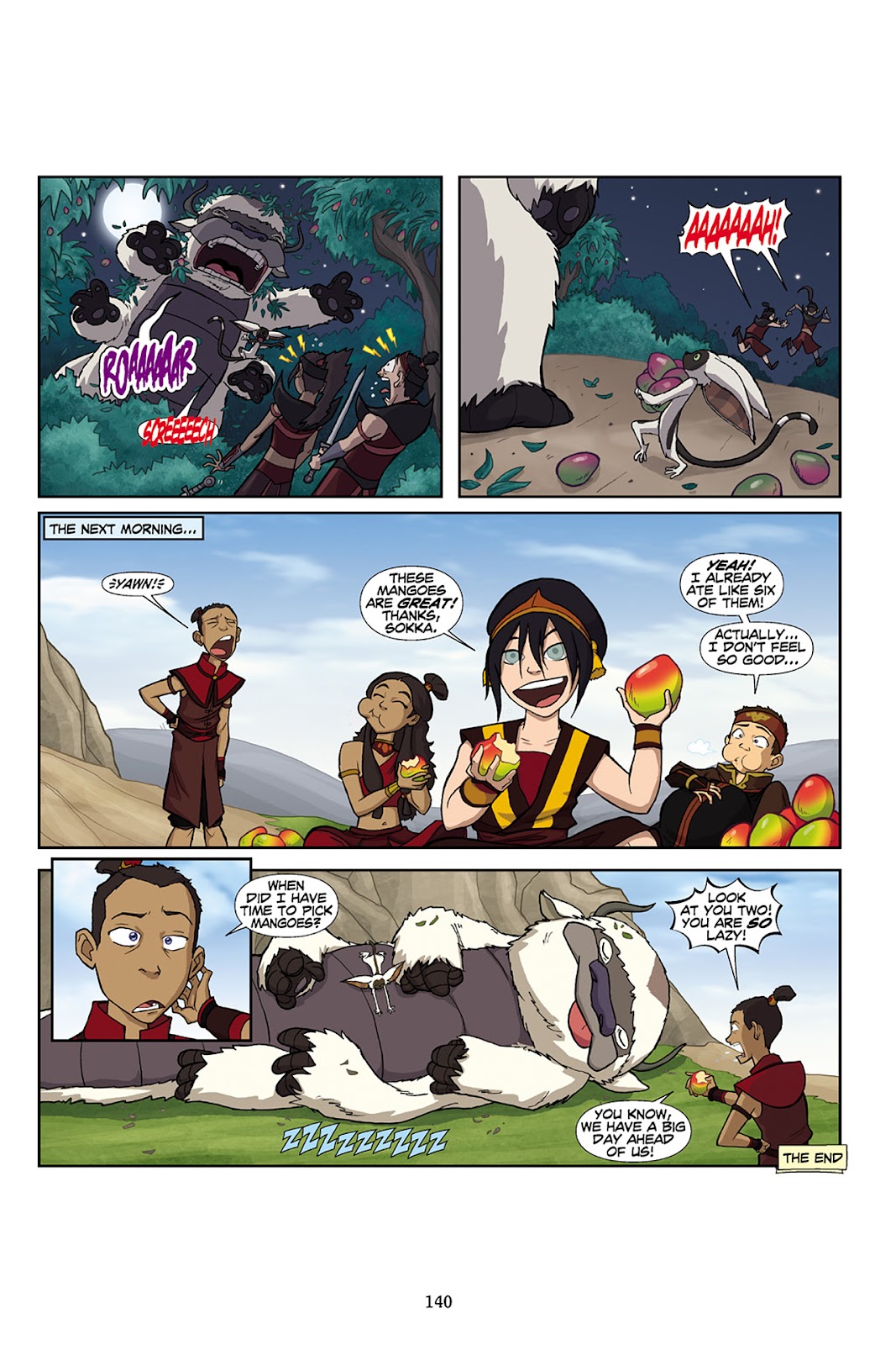 Nickelodeon Avatar: The Last Airbender - The Lost Adventures issue Full - Page 141
