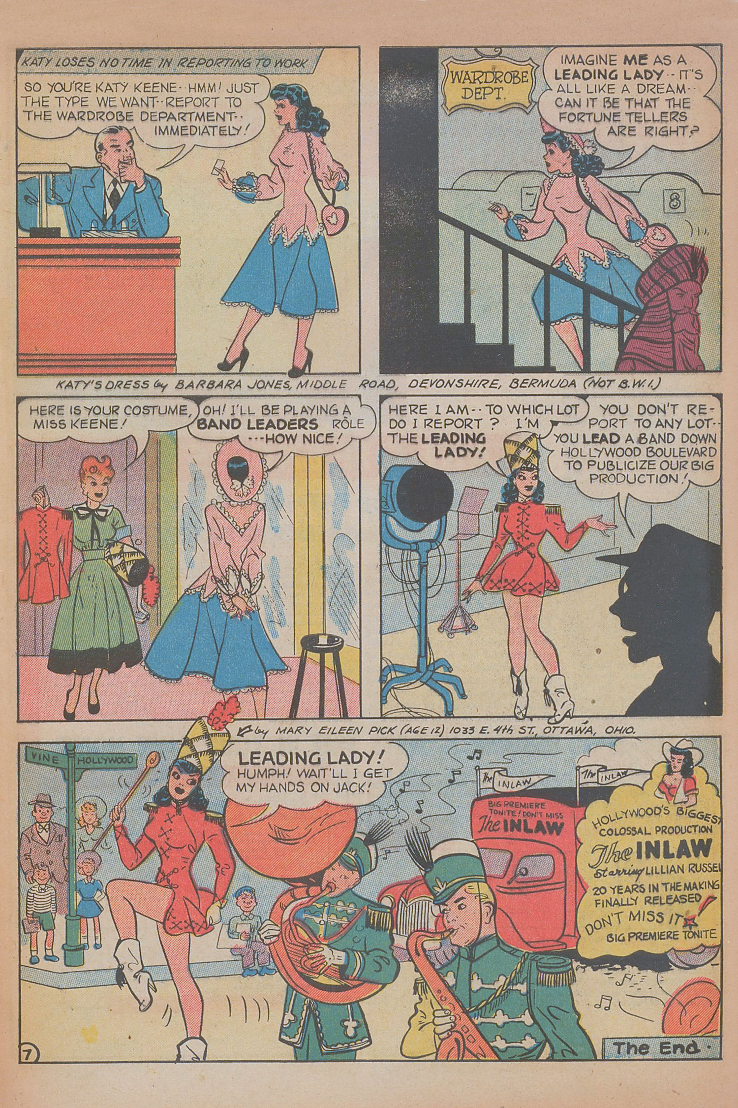 Read online Katy Keene (1949) comic -  Issue #5 - 9