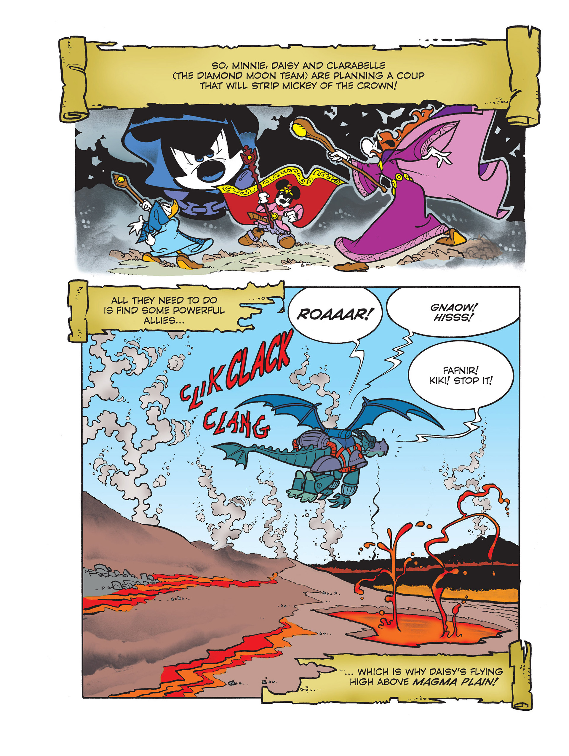 Read online Wizards of Mickey II: The Dark Age comic -  Issue #3 - 4