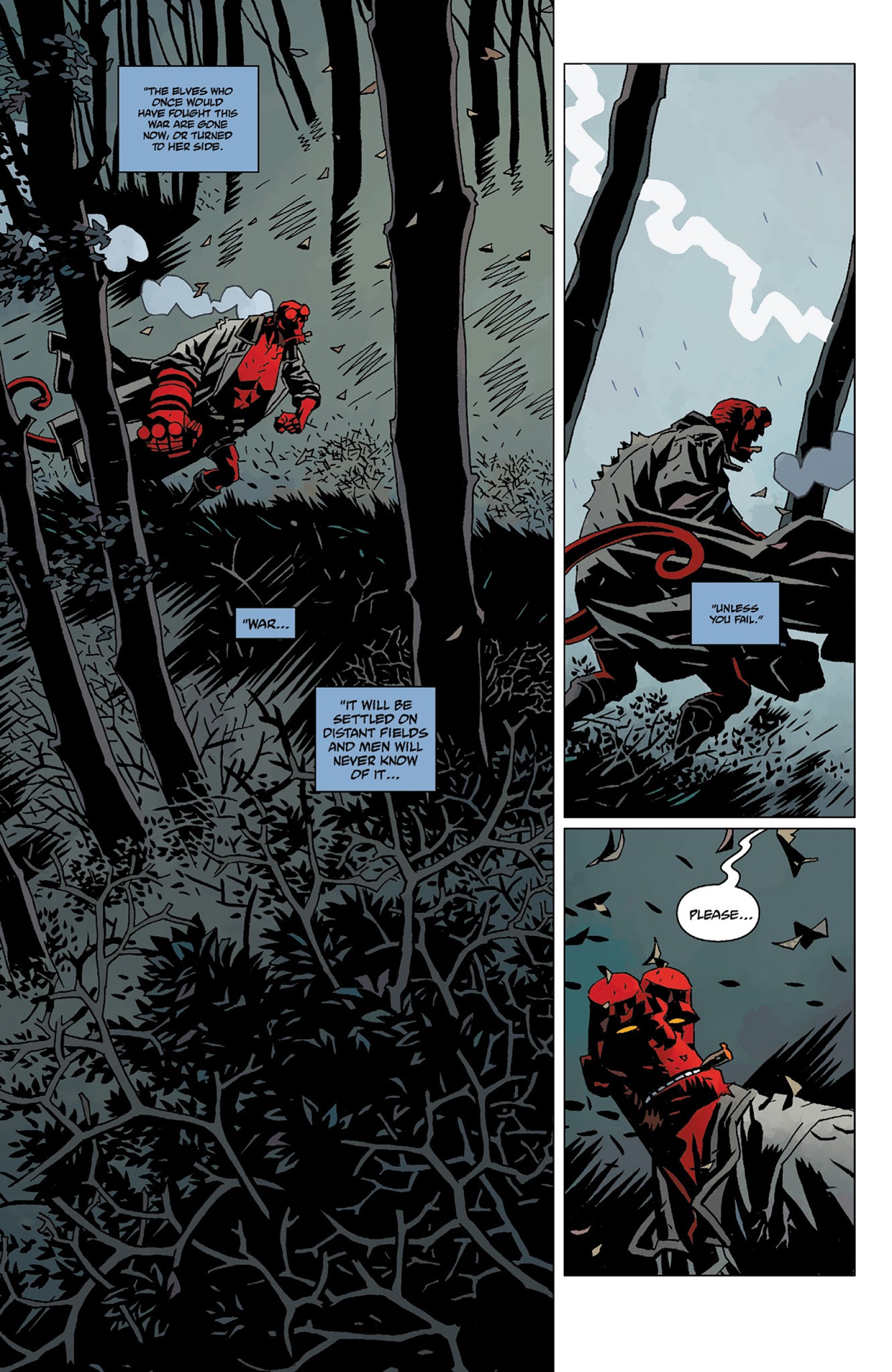 Read online Hellboy: The Storm And The Fury comic -  Issue # TPB - 69