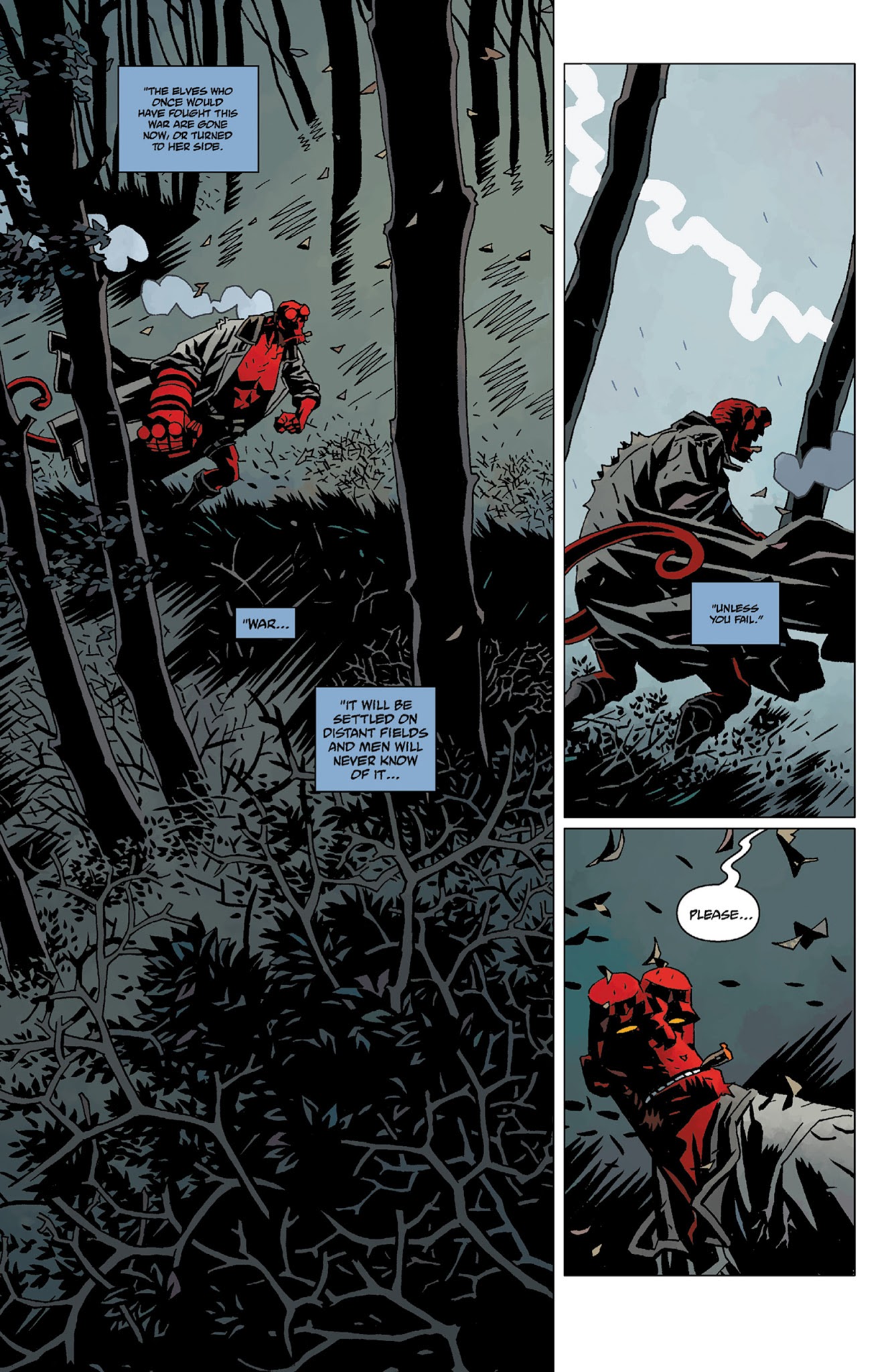 Read online Hellboy: The Storm And The Fury comic -  Issue # TPB - 69