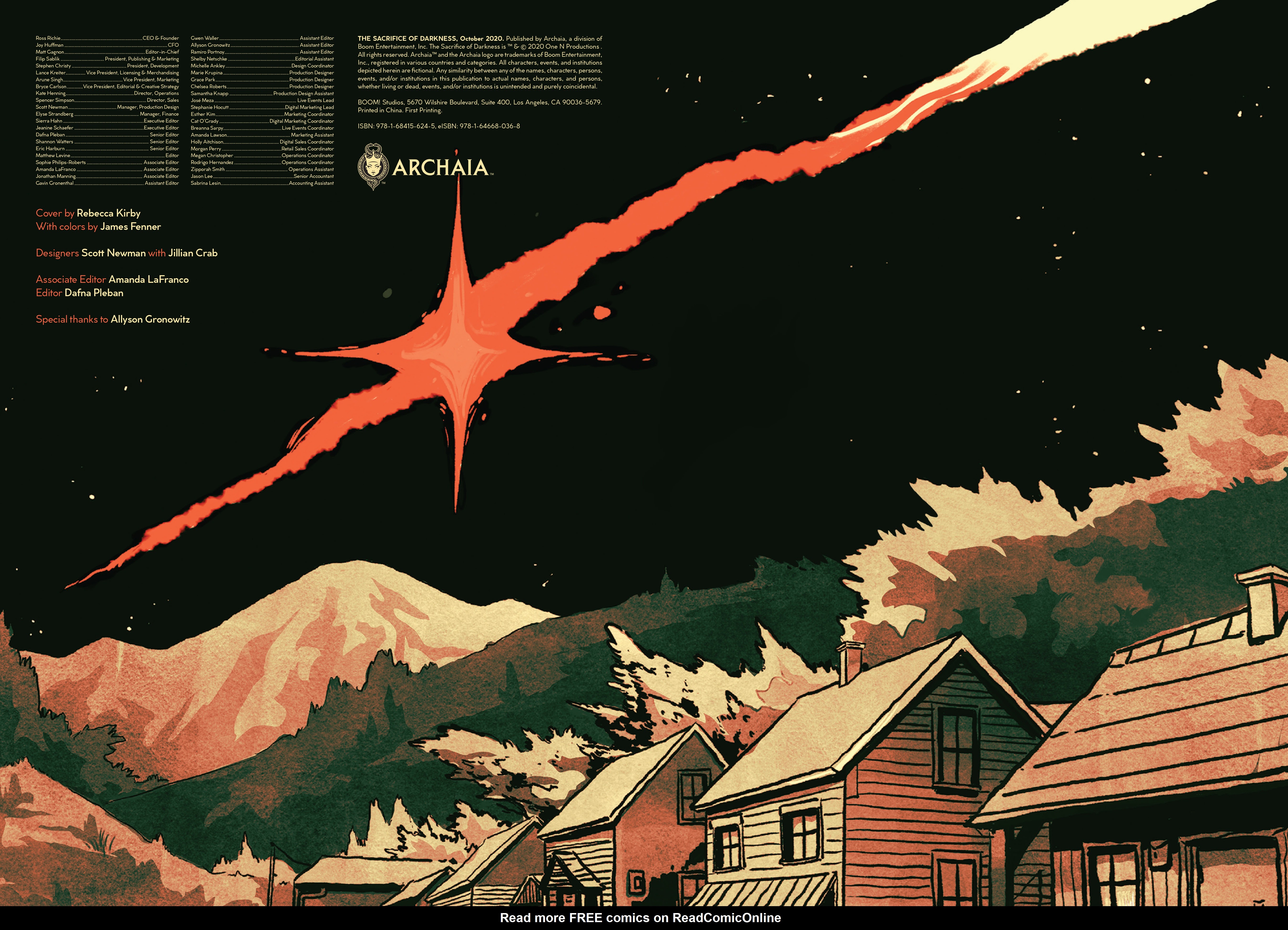 Read online The Sacrifice of Darkness comic -  Issue # TPB - 5