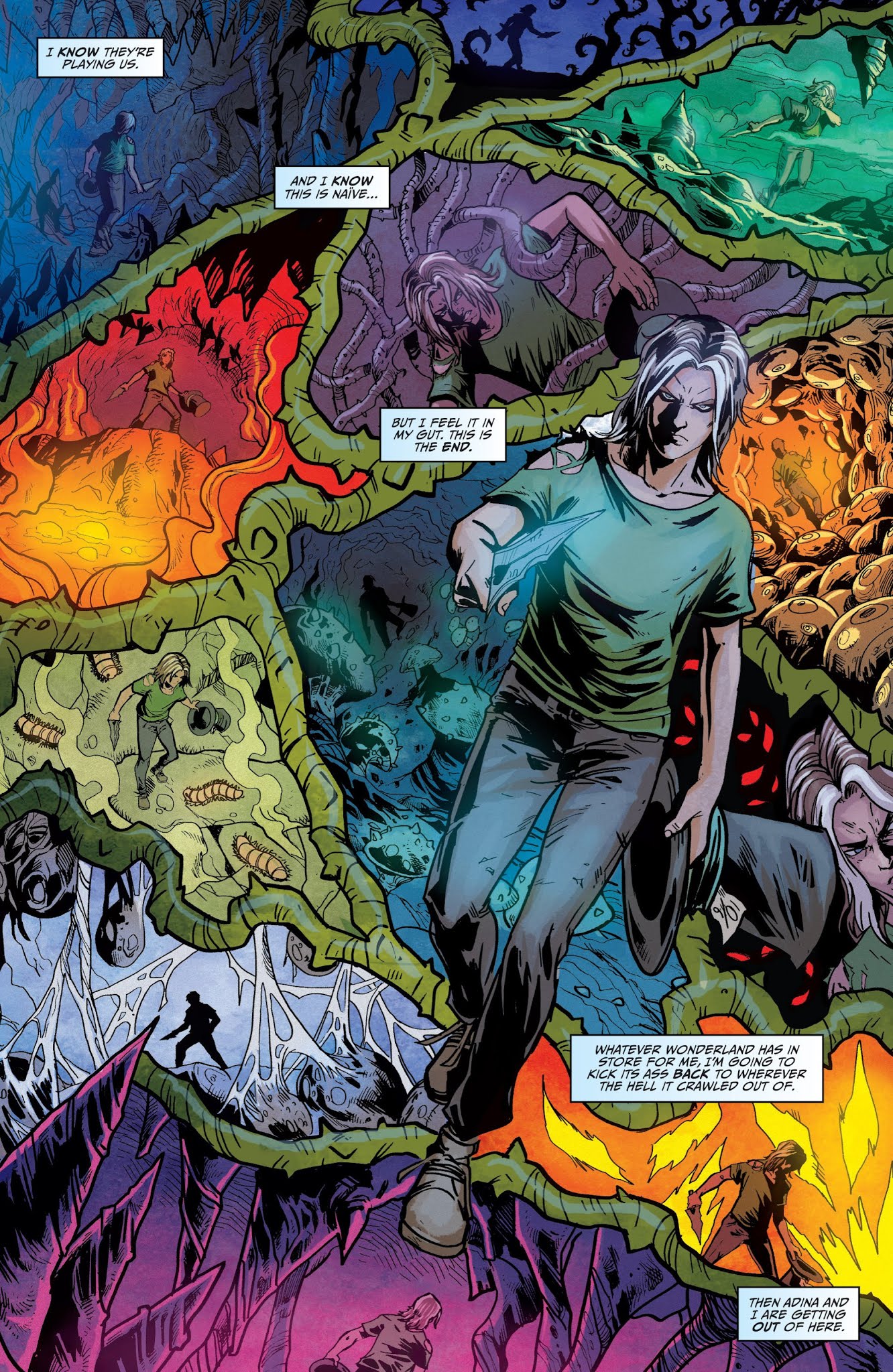 Read online Grimm Fairy Tales presents Wonderland: Through the Looking Glass comic -  Issue #5 - 12