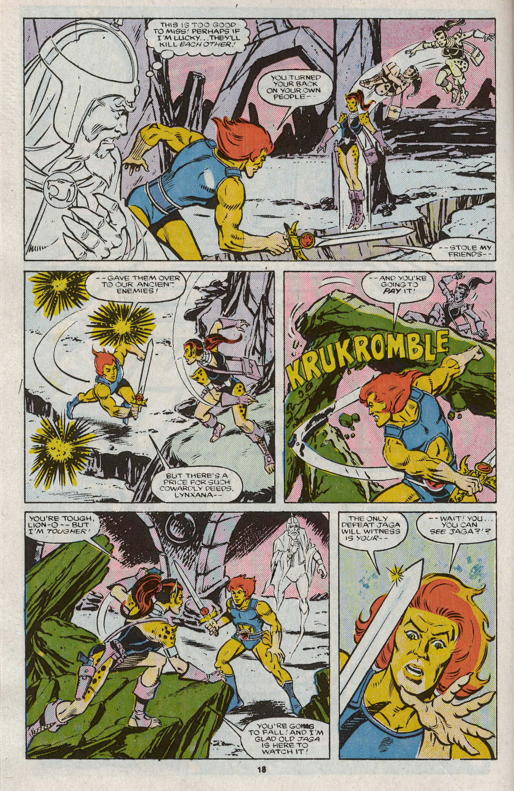 Read online ThunderCats (1985) comic -  Issue #4 - 26