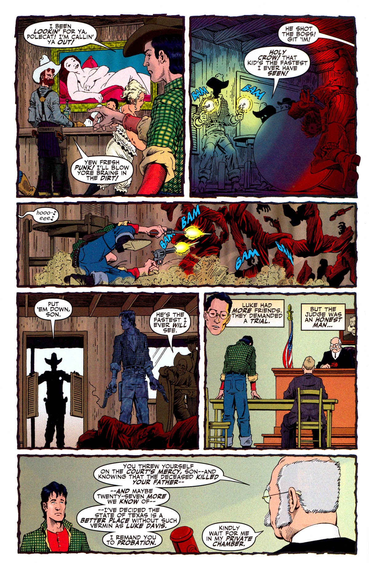 Read online Marvel Western: Strange Westerns Starring the Black Rider comic -  Issue # Full - 8