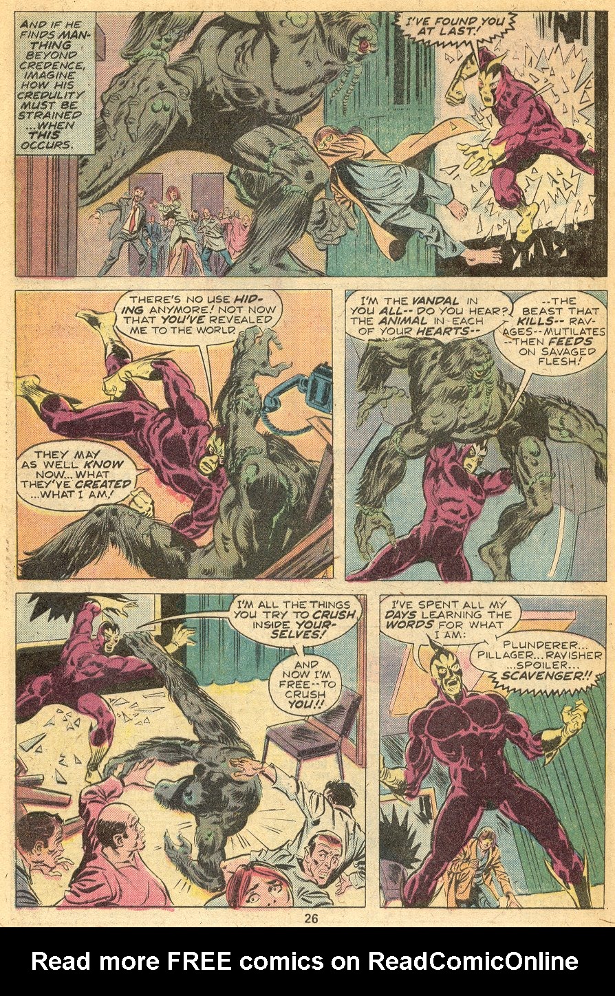 Read online Man-Thing (1974) comic -  Issue #19 - 17