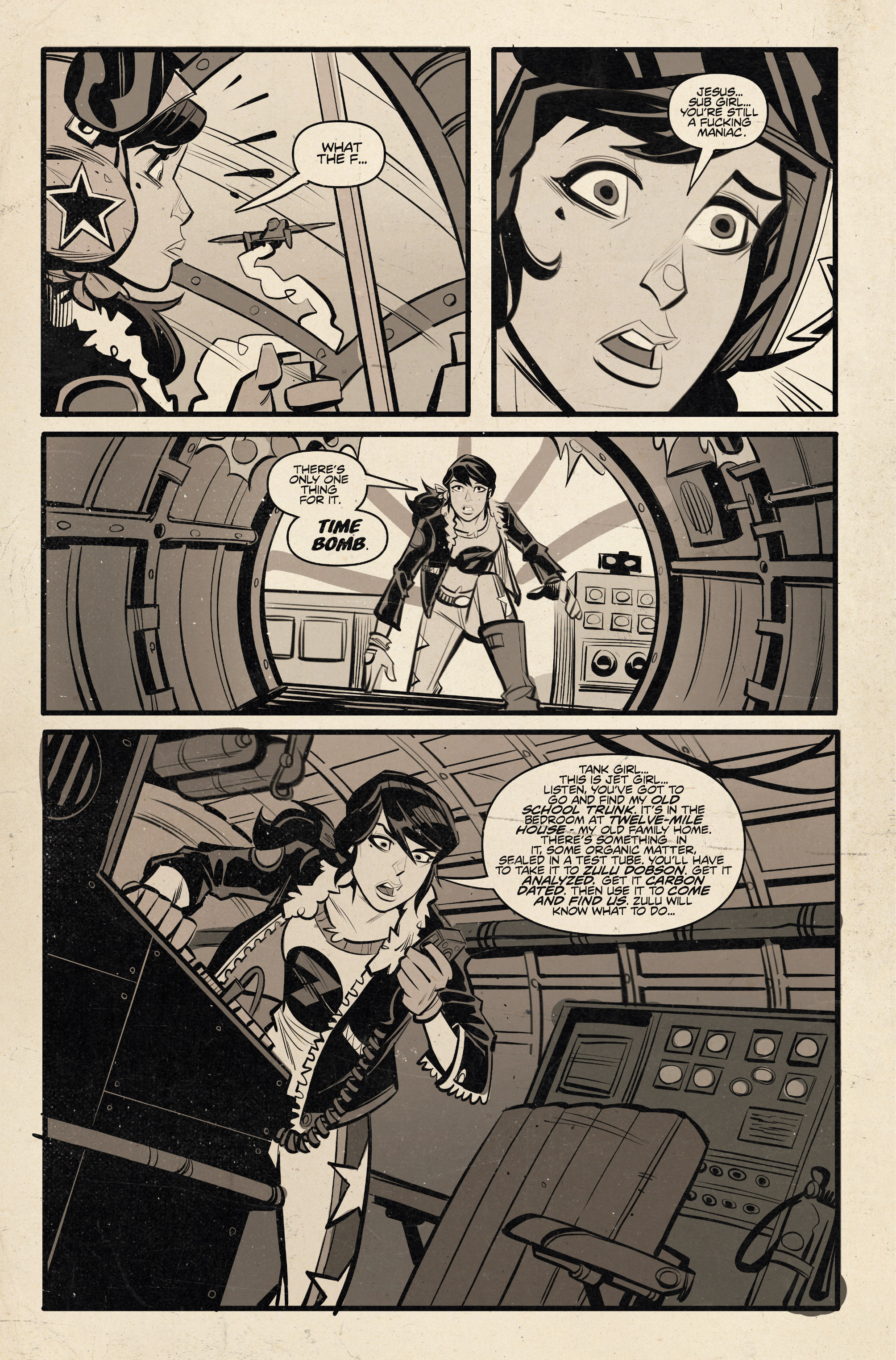 Read online Tank Girl: Gold comic -  Issue #3 - 17
