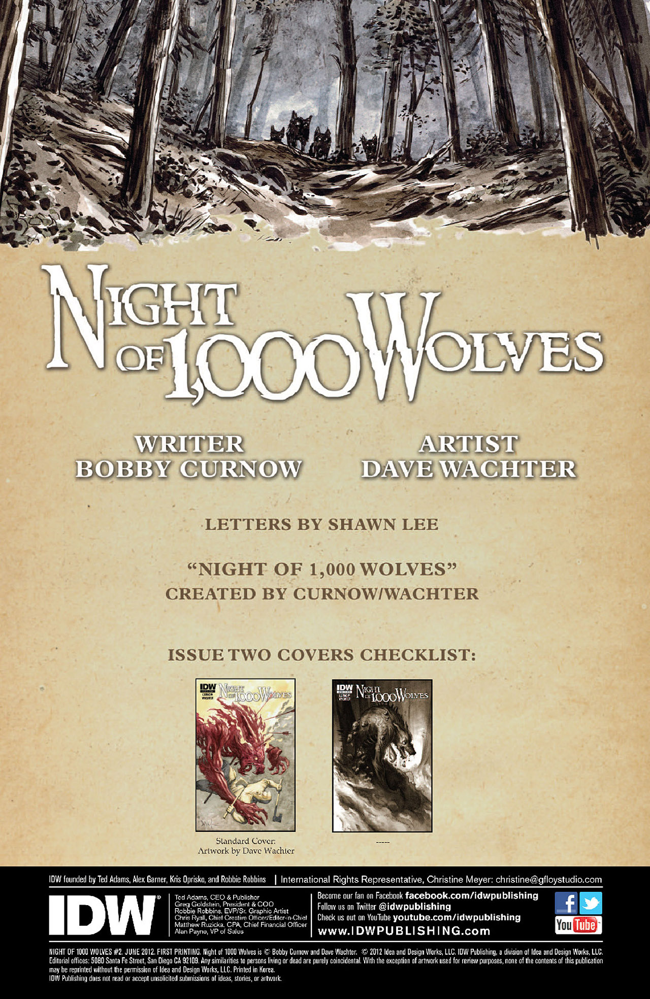 Read online Night of 1000 Wolves comic -  Issue #2 - 2