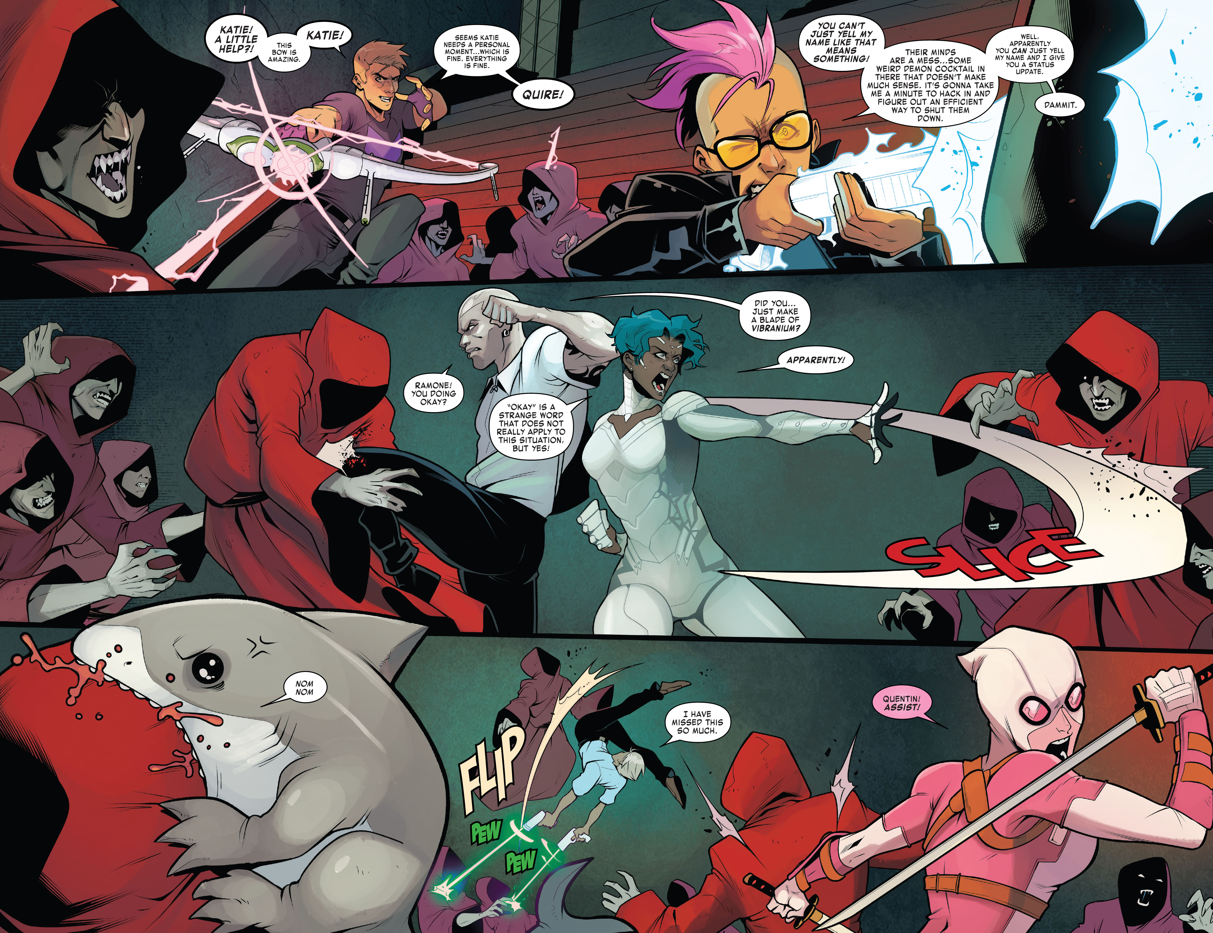 Read online Hawkeye: Team Spirit comic -  Issue # TPB (Part 2) - 6