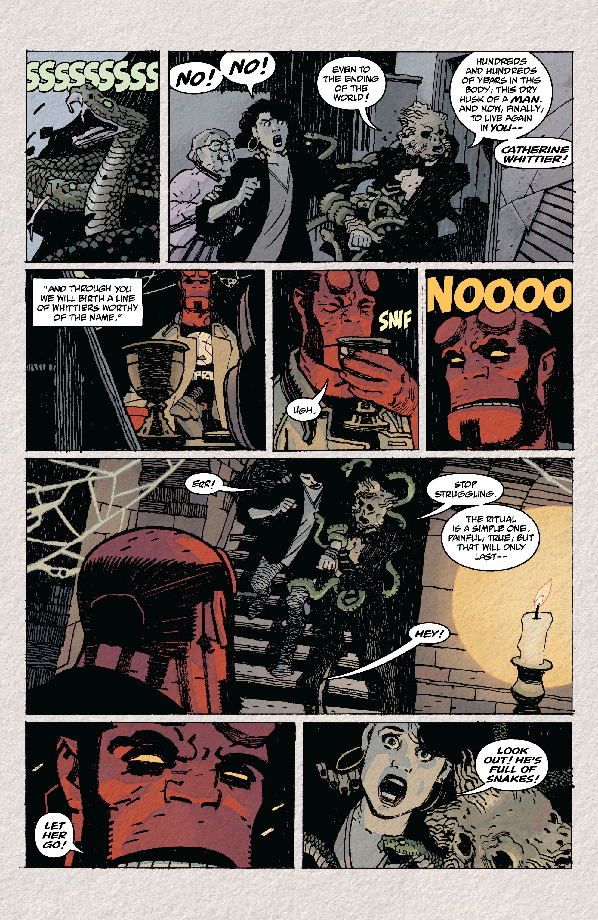 Read online Hellboy and the B.P.R.D.: Old Man Whittier comic -  Issue # Full - 17
