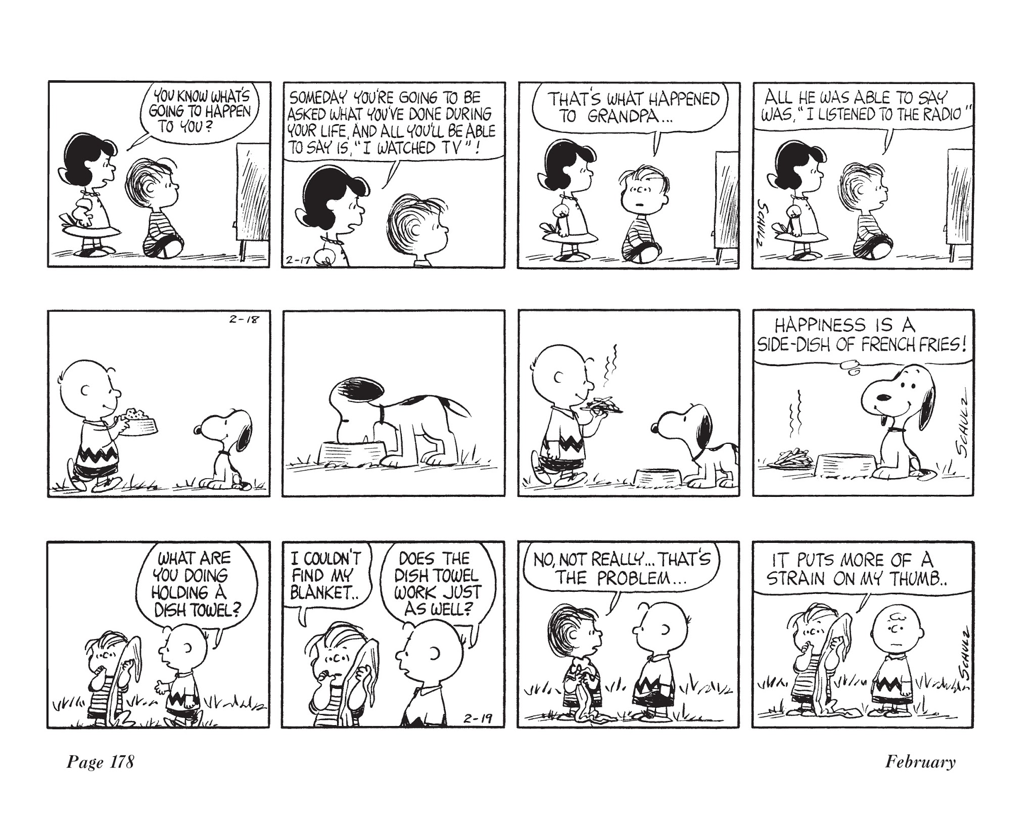 Read online The Complete Peanuts comic -  Issue # TPB 7 - 189
