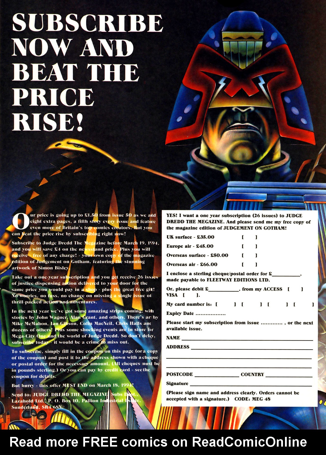 Read online Judge Dredd: The Megazine (vol. 2) comic -  Issue #48 - 13