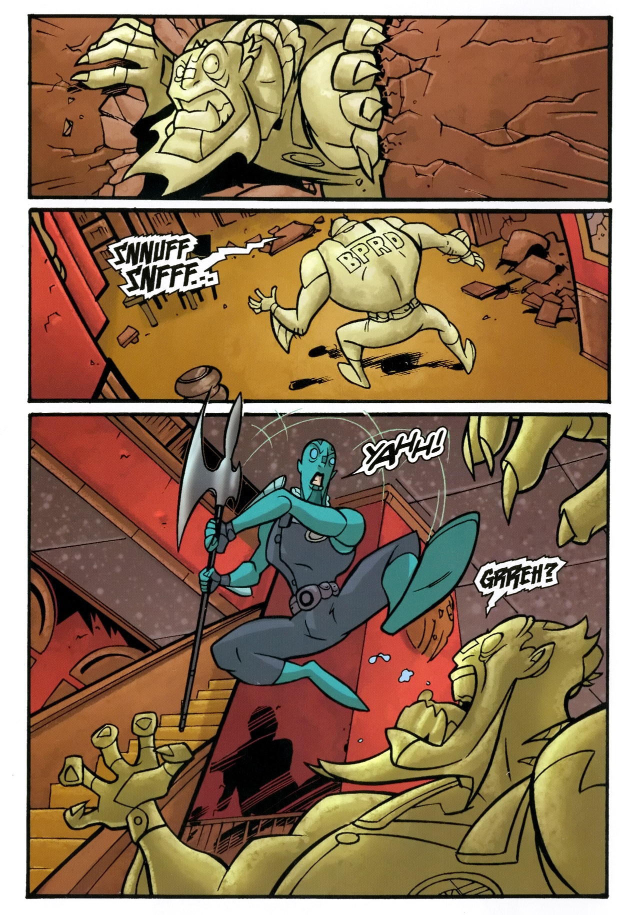 Read online Hellboy Animated: The Menagerie comic -  Issue # TPB - 72