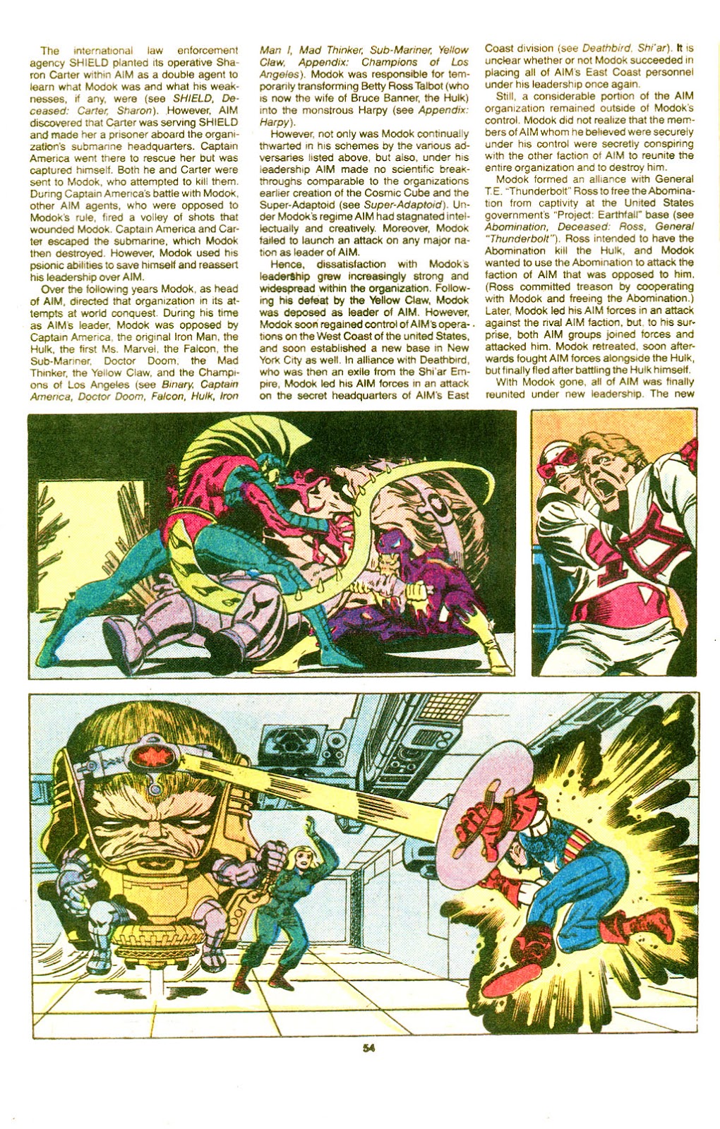 The Official Handbook of the Marvel Universe Deluxe Edition issue 18 - Page 55
