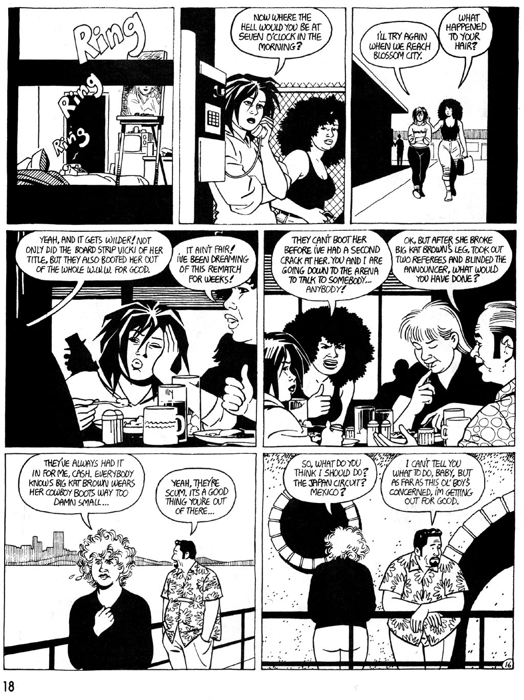 Read online Love and Rockets (1982) comic -  Issue #27 - 20