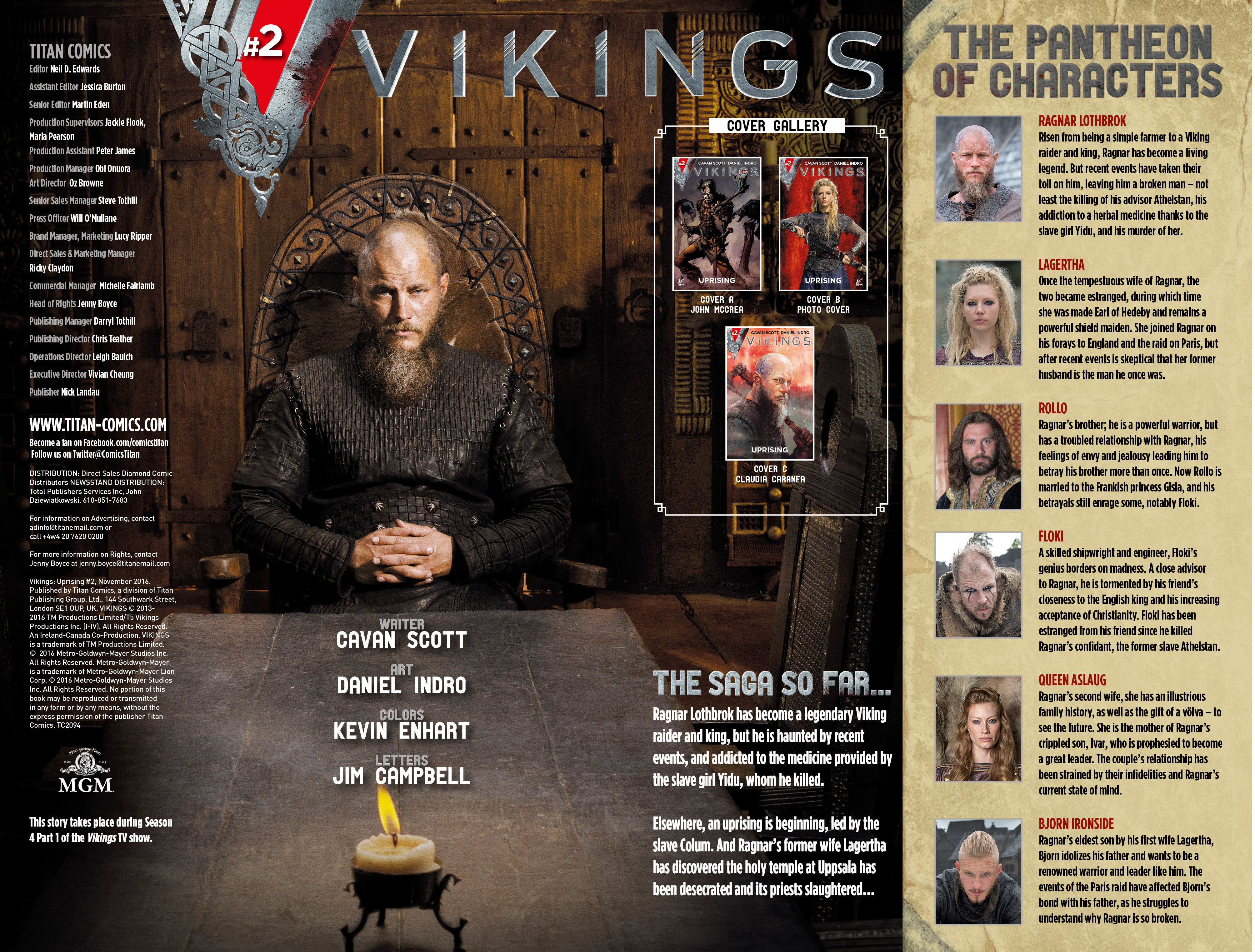 Read online Vikings: Uprising comic -  Issue #2 - 2