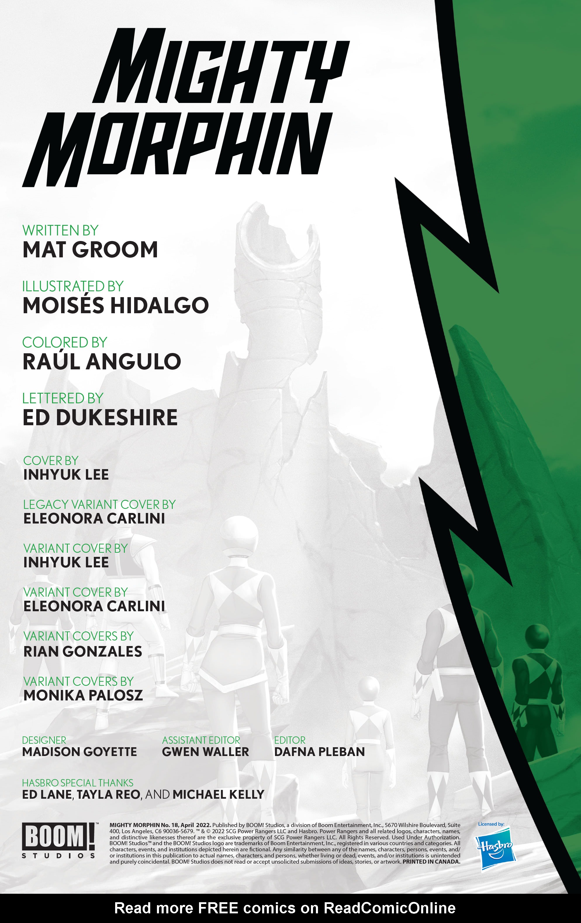Read online Mighty Morphin comic -  Issue #18 - 2