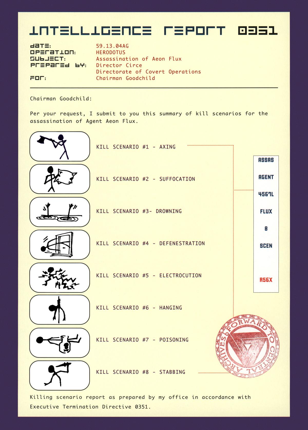 Read online Aeon Flux: The Herodotus File comic -  Issue # TPB - 57
