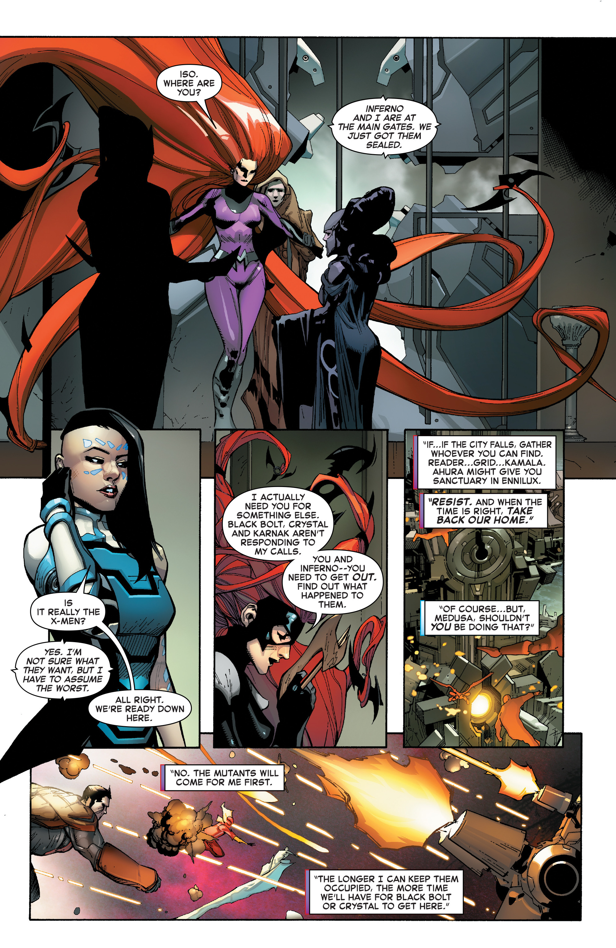 Read online Inhumans Vs. X-Men comic -  Issue #2 - 6