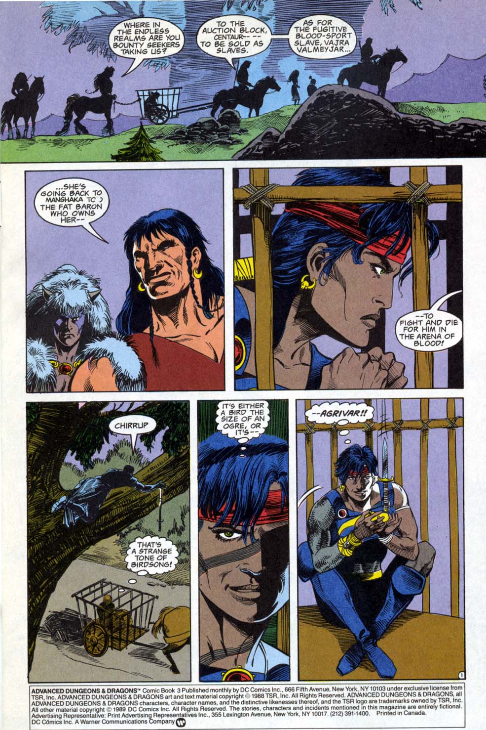 Read online Advanced Dungeons & Dragons comic -  Issue #3 - 2