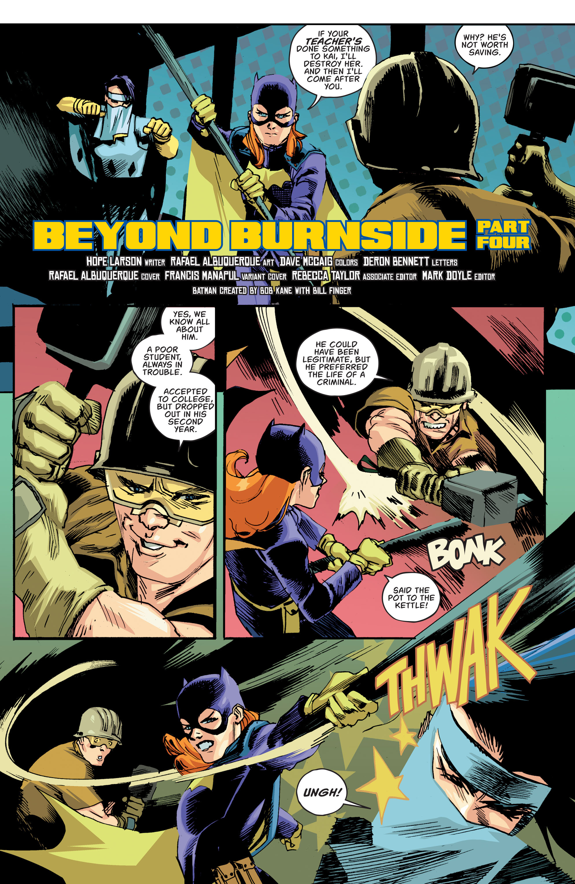 Read online Batgirl (2016) comic -  Issue #4 - 4