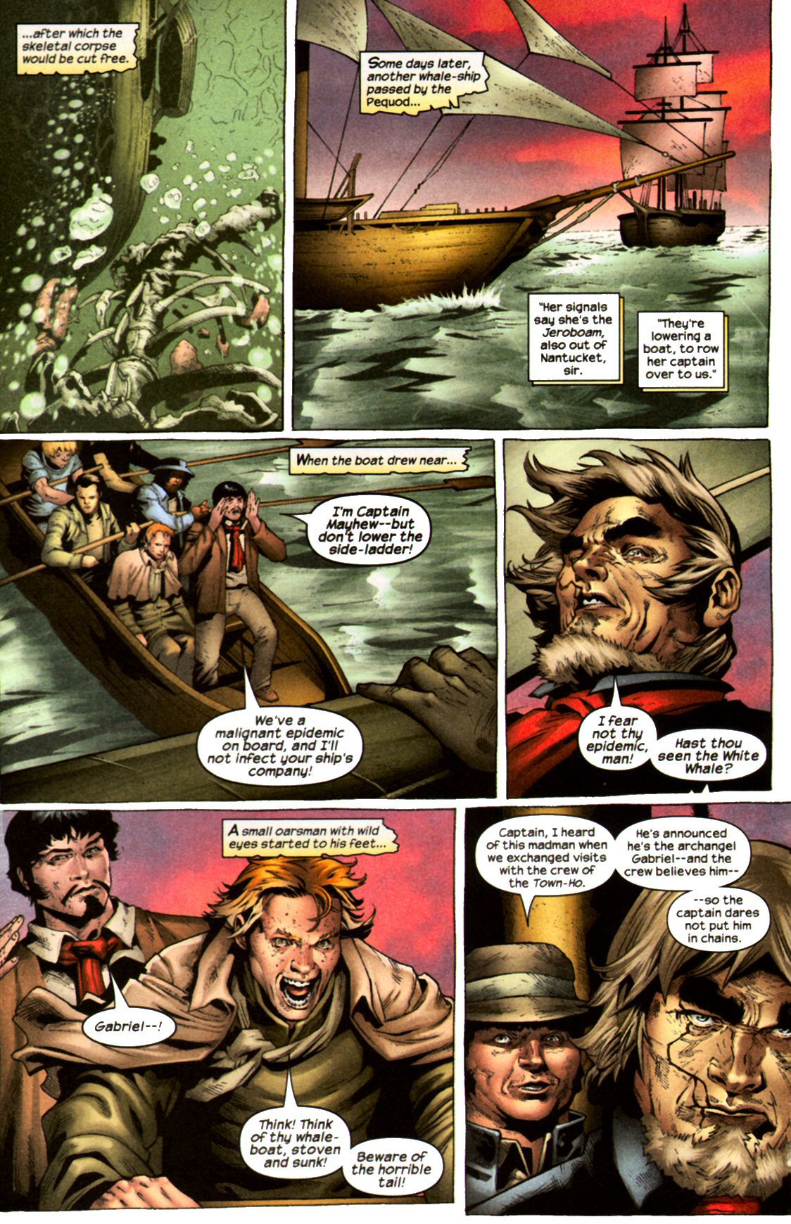 Read online Marvel Illustrated: Moby Dick comic -  Issue # TPB - 58