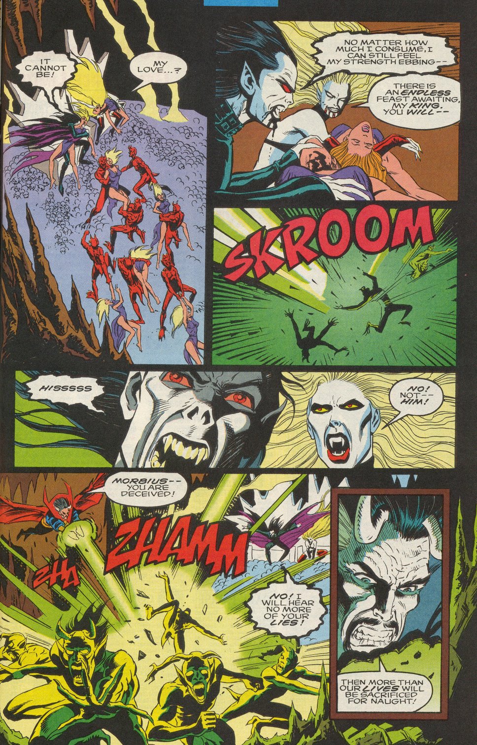 Read online Morbius: The Living Vampire (1992) comic -  Issue #9 - 18