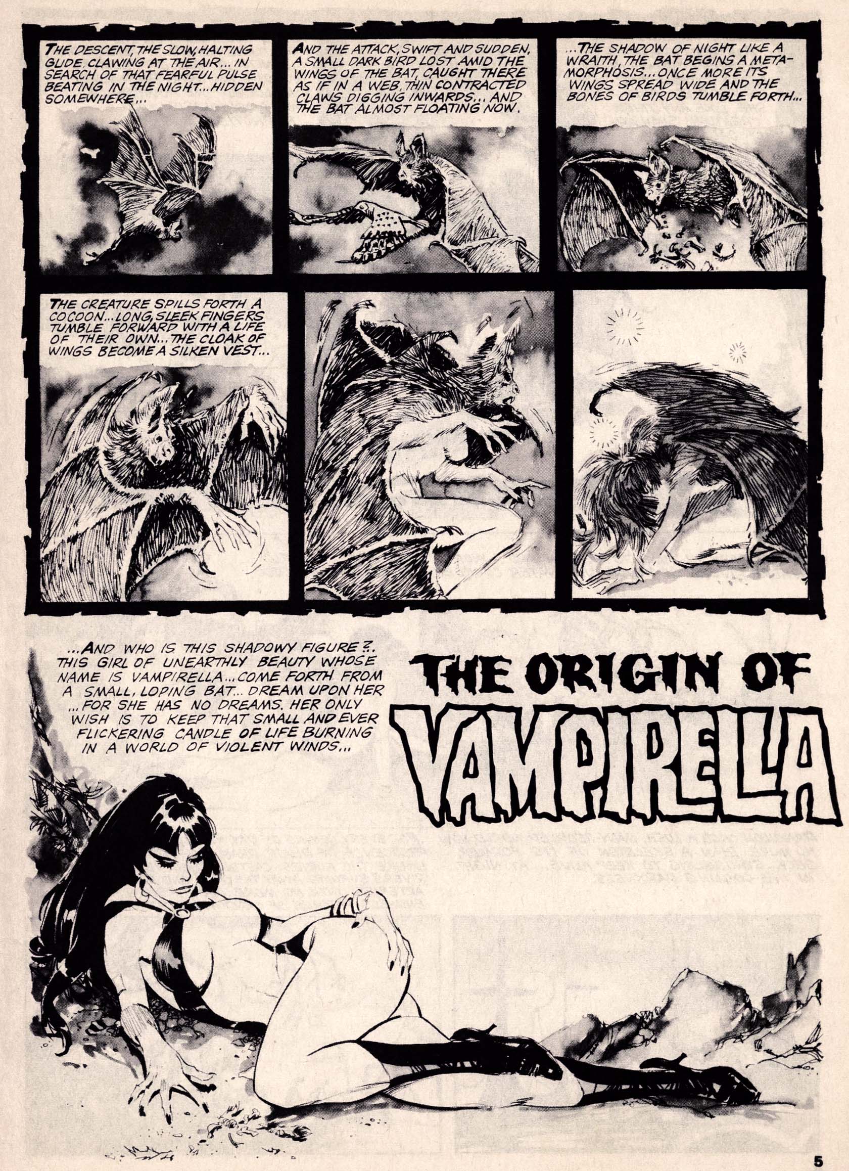 Read online Vampirella (1969) comic -  Issue # Annual 1972 - 5