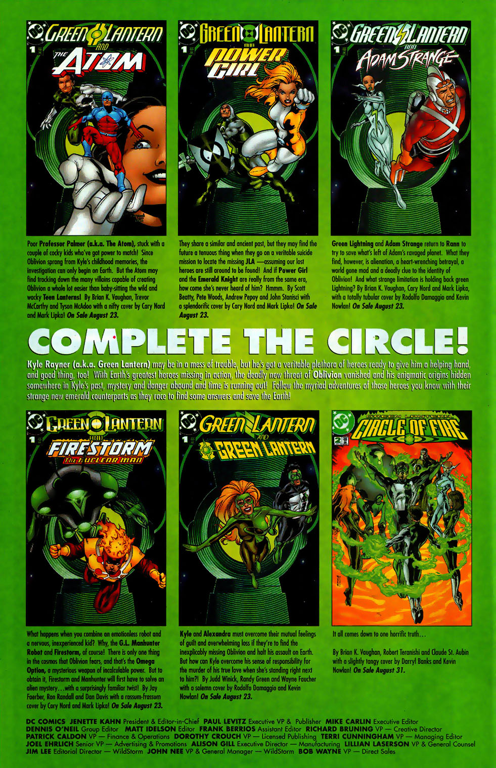 Read online Green Lantern: Circle of Fire comic -  Issue #4 - 23