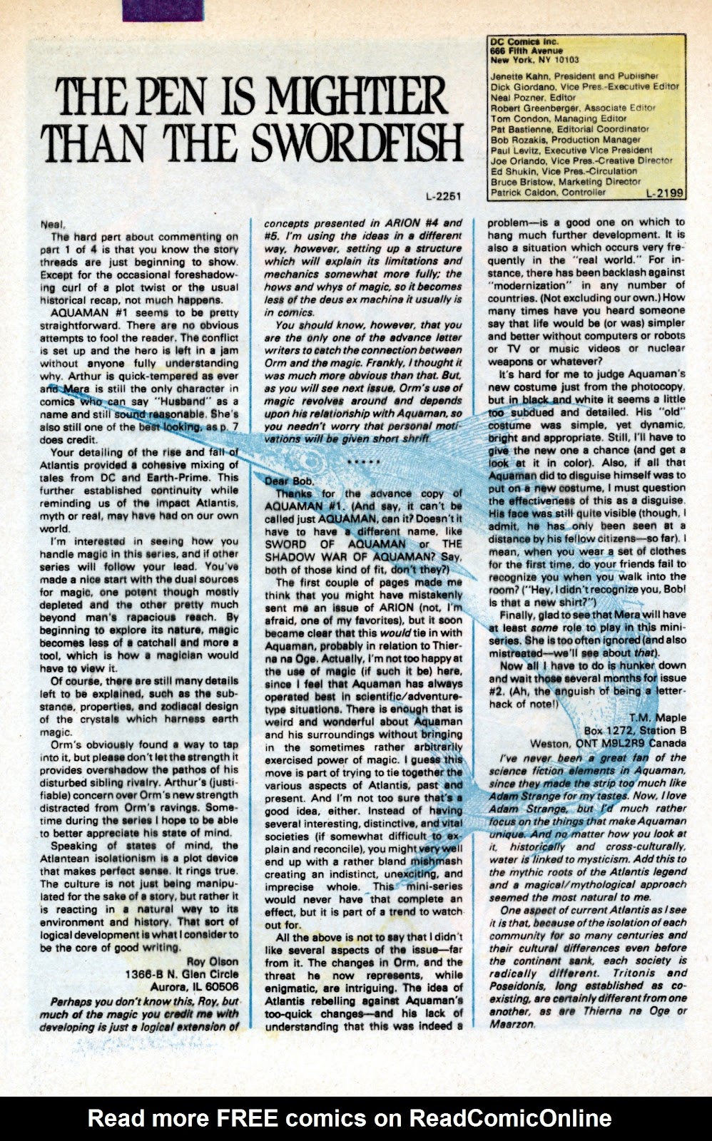 Aquaman (1986) Issue #3 #3 - English 35