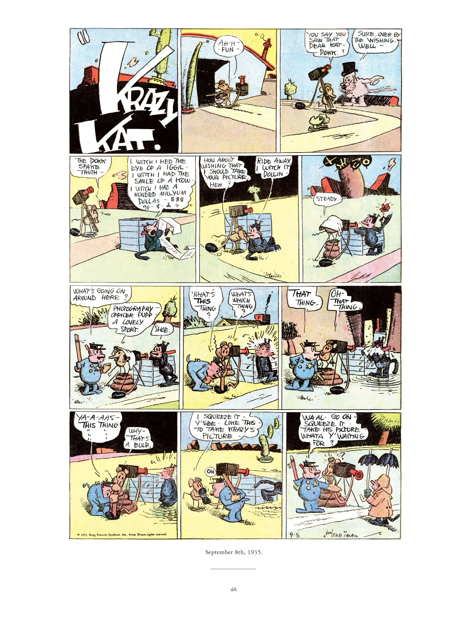 Read online Krazy & Ignatz comic -  Issue # TPB 9 - 46