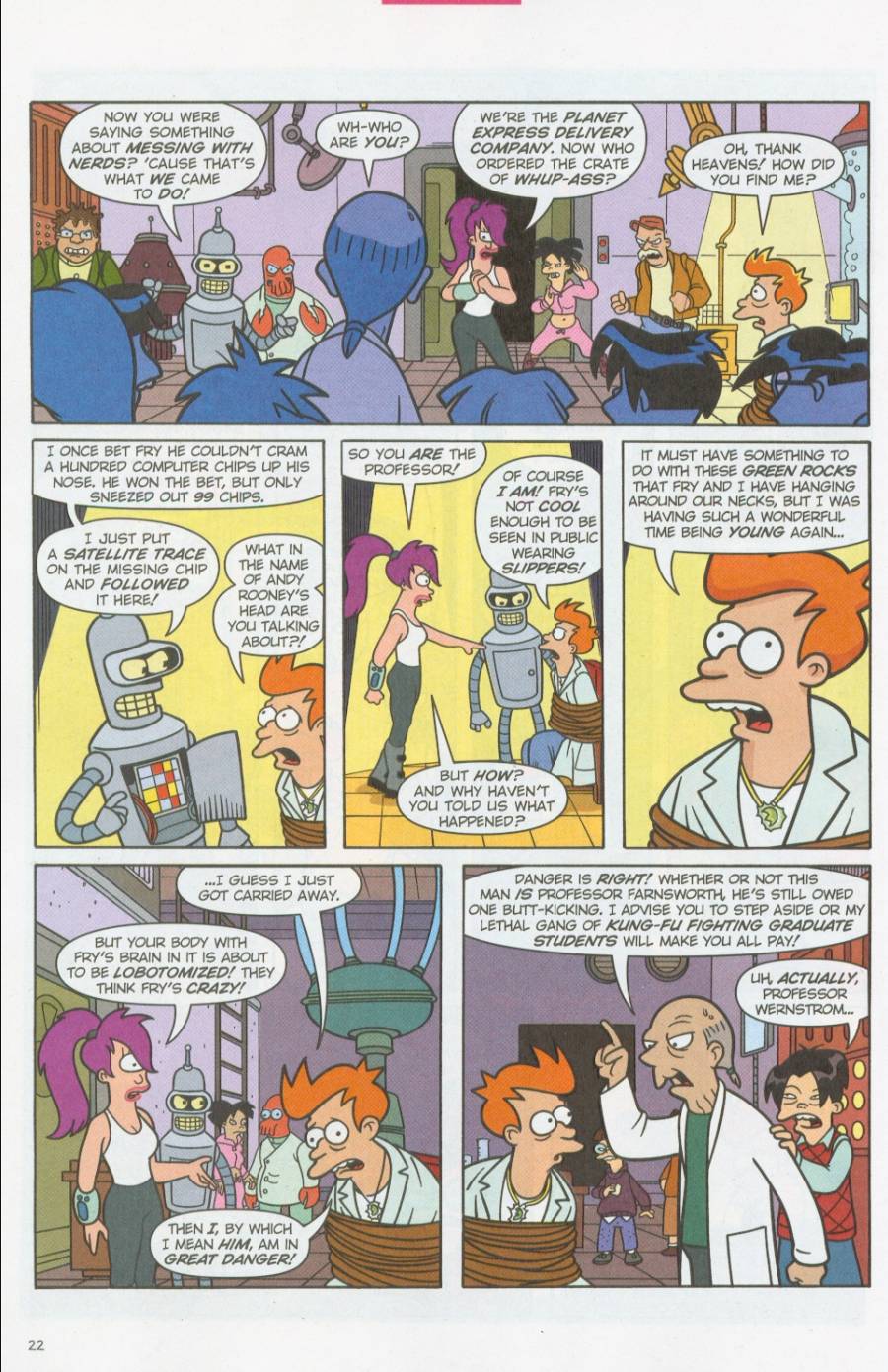 Read online Futurama Comics comic -  Issue #9a - 23