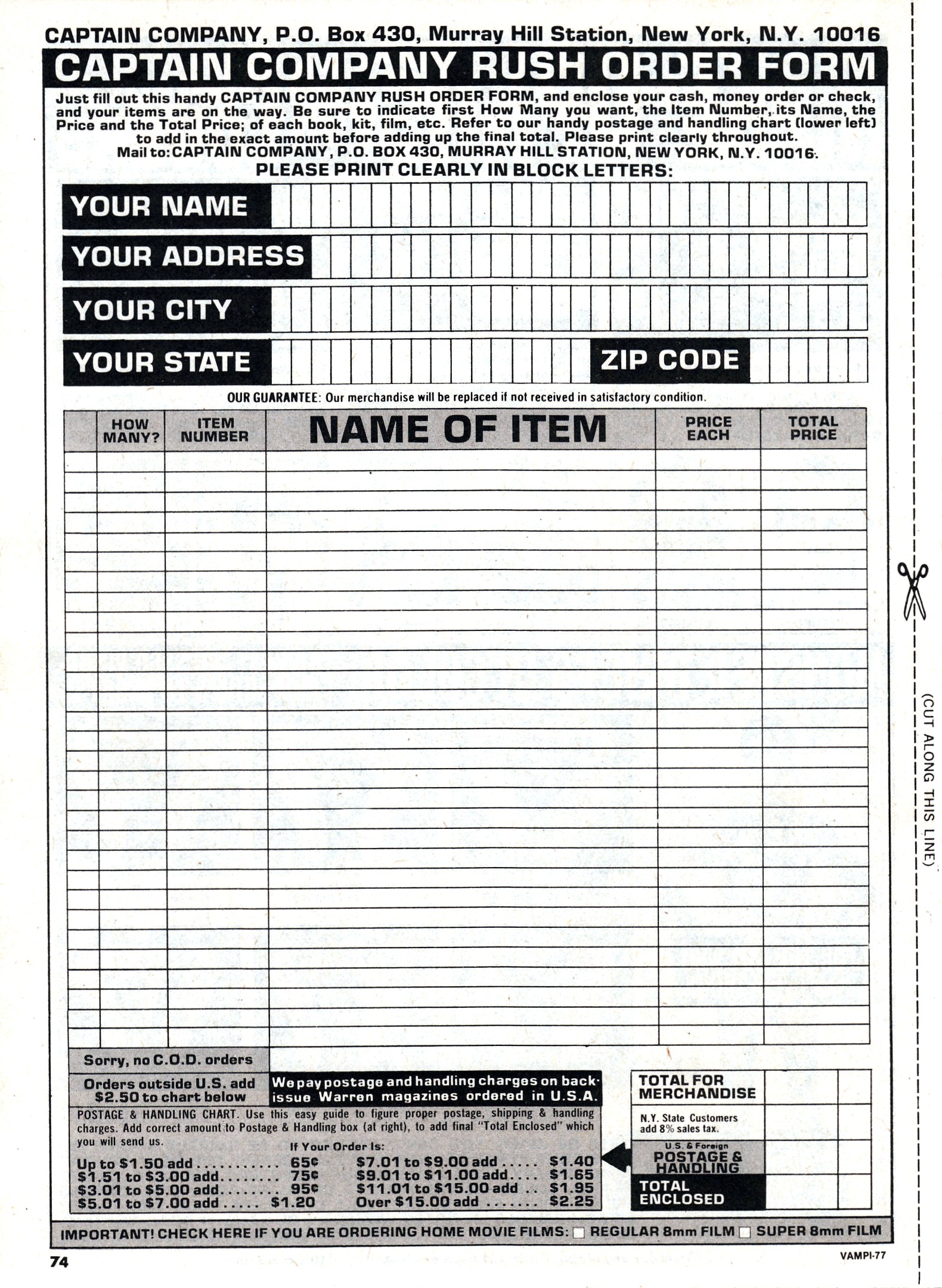 Read online Vampirella (1969) comic -  Issue #77 - 72