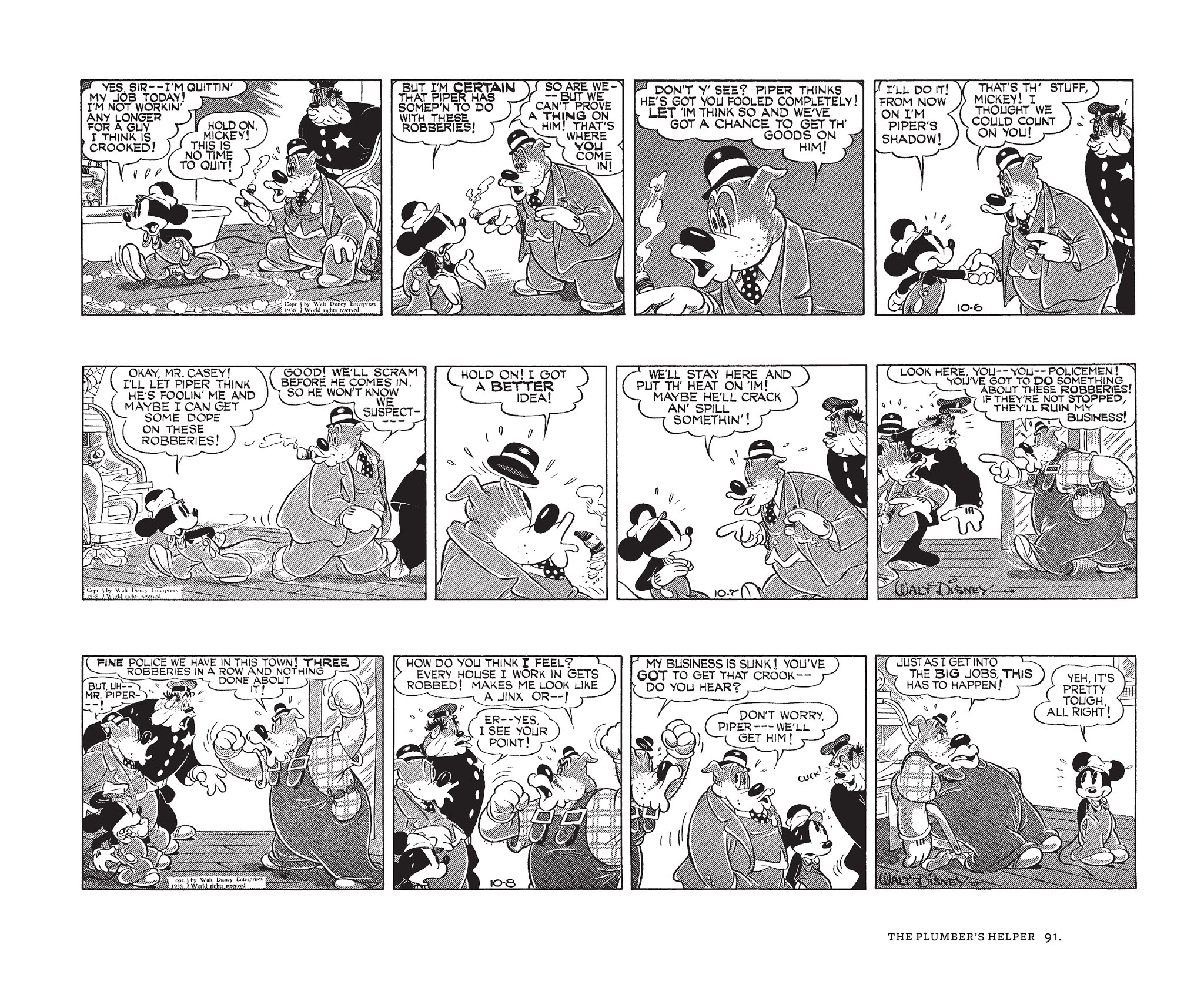 Read online Walt Disney's Mickey Mouse by Floyd Gottfredson comic -  Issue # TPB 5 (Part 1) - 91