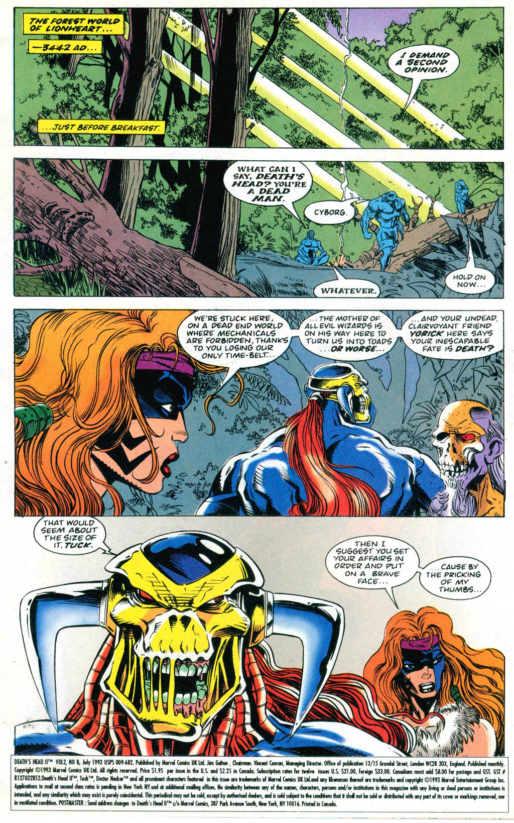 Read online Death's Head II (vol. 2) comic -  Issue #8 - 2