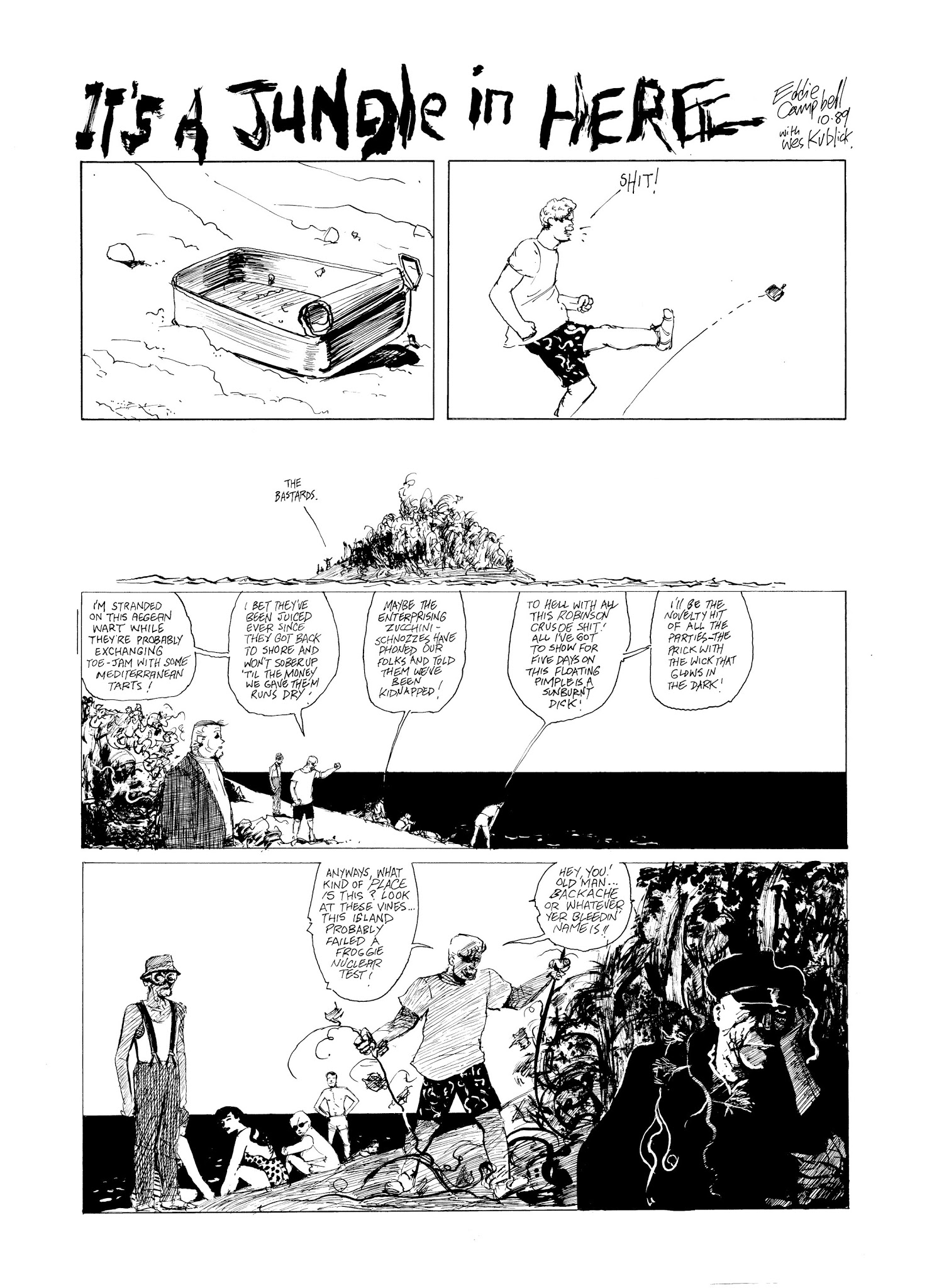 Read online Eddie Campbell's Bacchus comic -  Issue # TPB 2 - 109