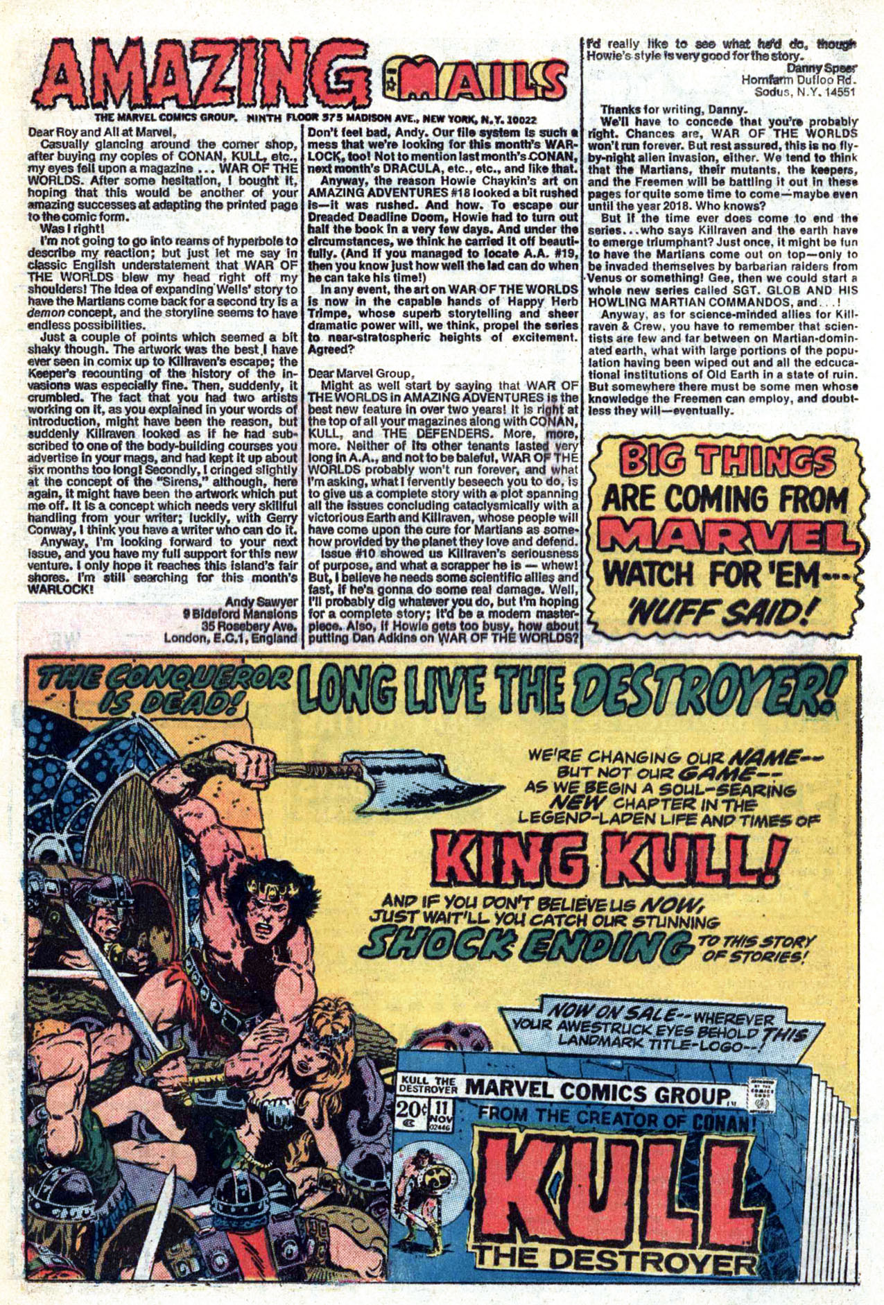 Amazing Adventures (1970) Issue #21 #21 - English 21