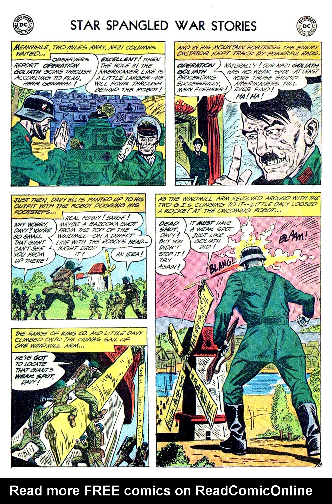 Read Online Star Spangled War Stories 1952 Comic Issue 93