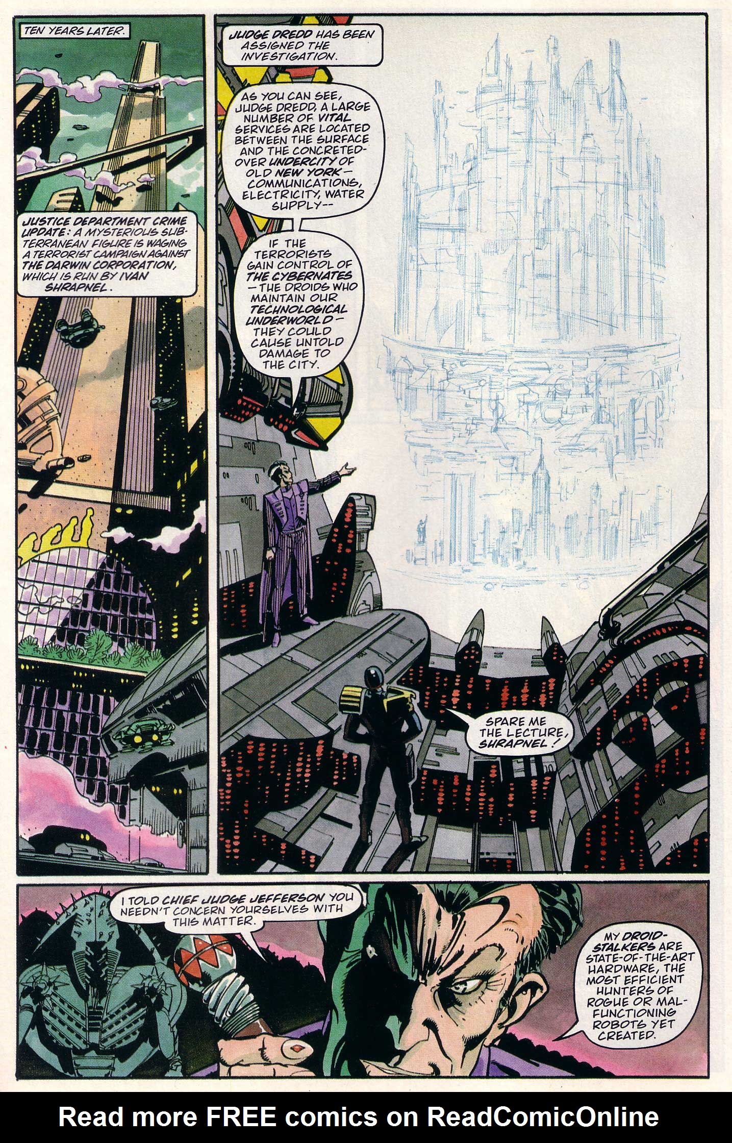 Read online Judge Dredd Lawman of the Future comic -  Issue #15 - 18