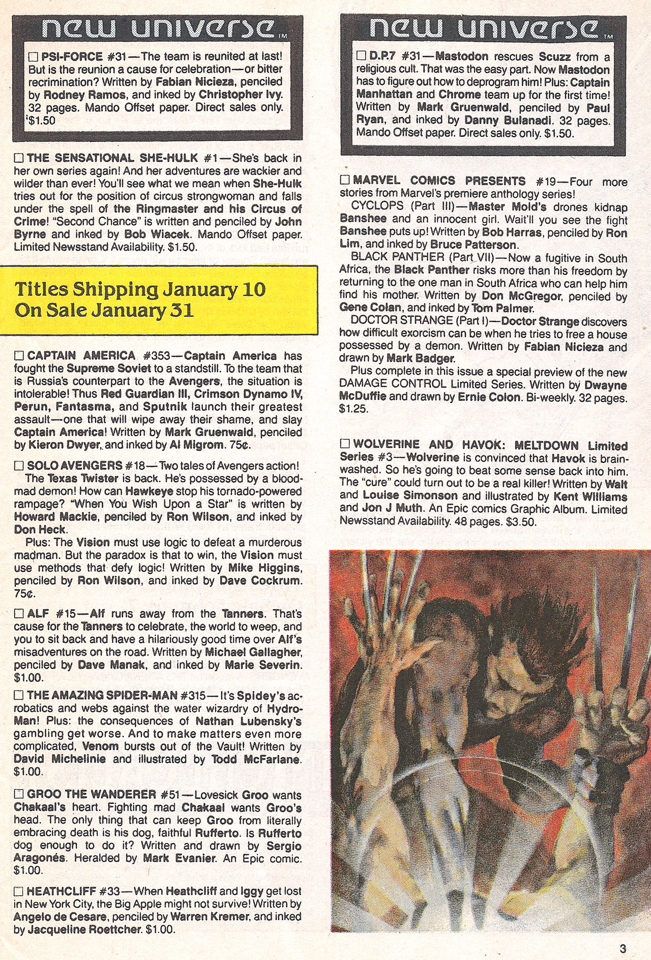 Read online Marvel Age comic -  Issue #73 - 5