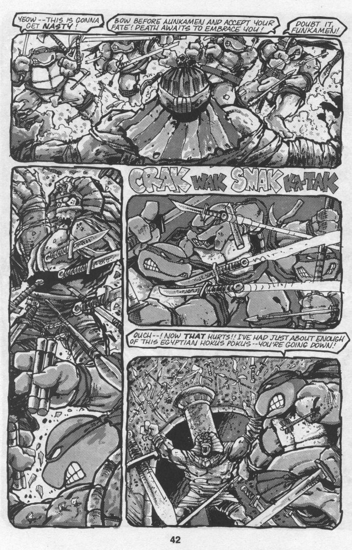 Read online Teenage Mutant Ninja Turtles (1984) comic -  Issue #32 - 42