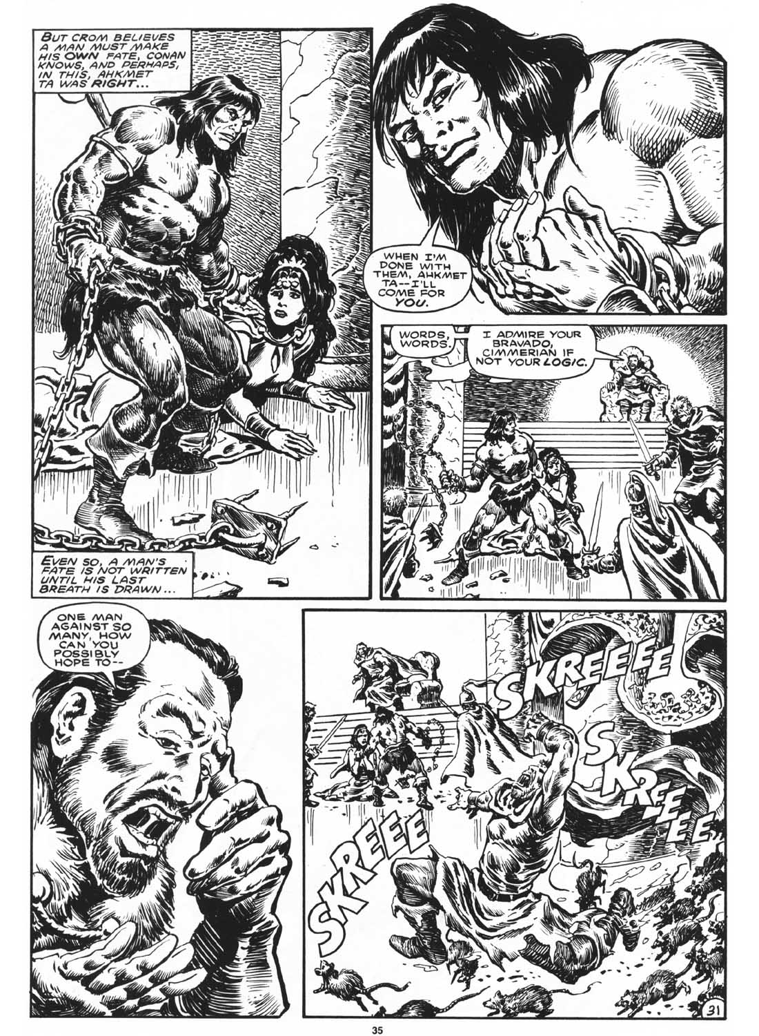 Read online The Savage Sword Of Conan comic -  Issue #169 - 37