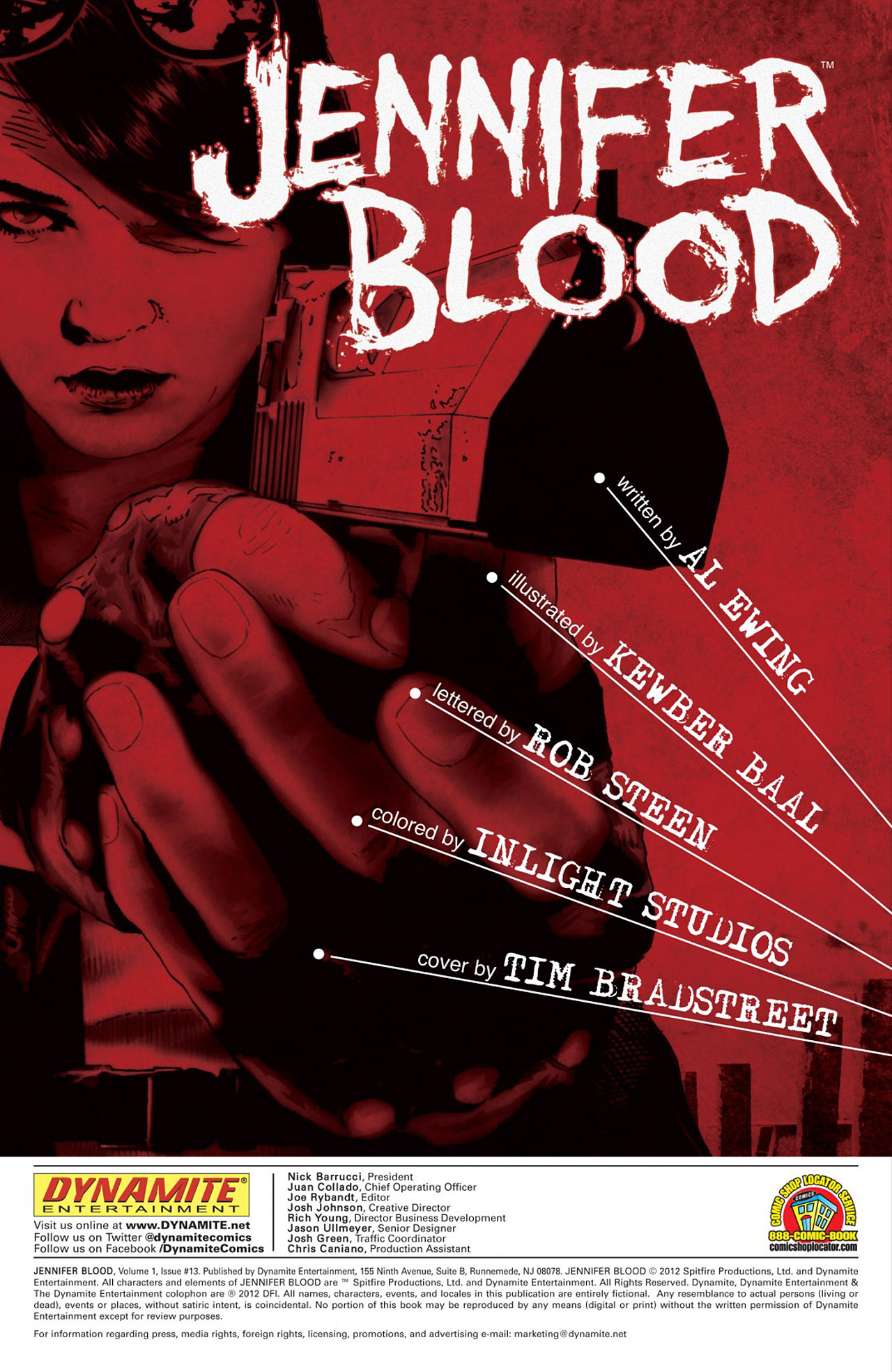 Read online Jennifer Blood comic -  Issue #13 - 2