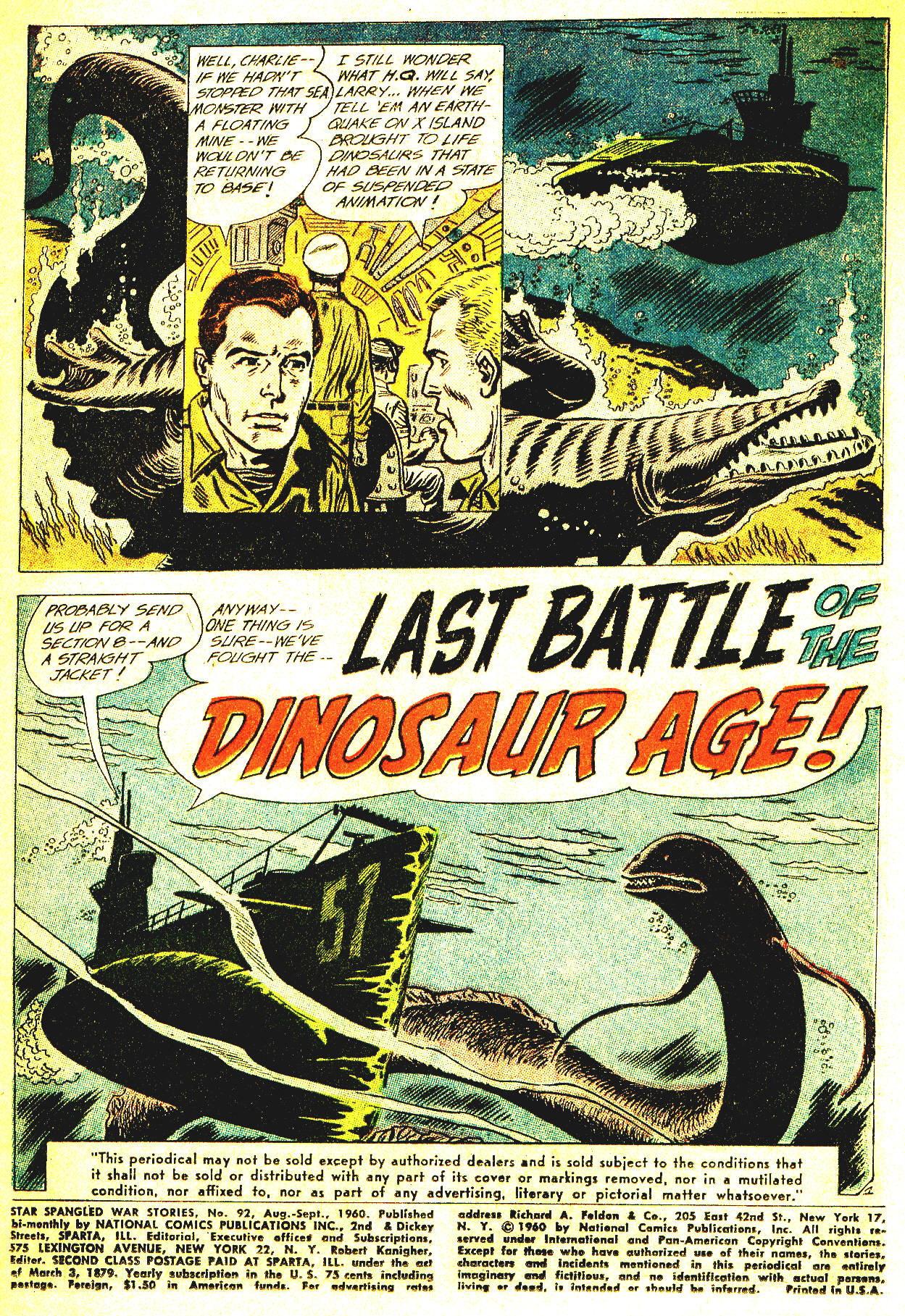 Read online Star Spangled War Stories (1952) comic -  Issue #92 - 3