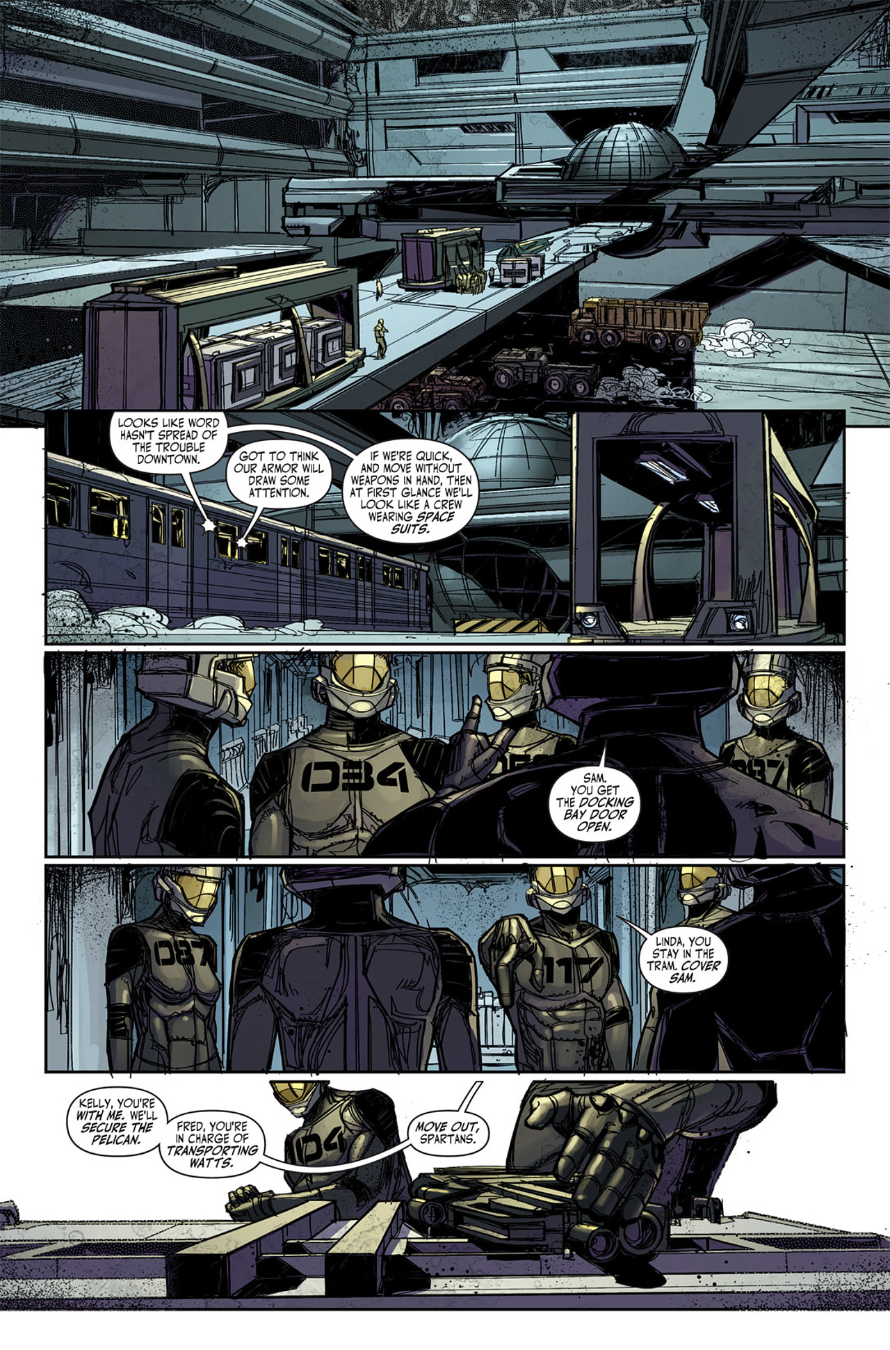 Read online Halo: Fall Of Reach - Boot Camp comic -  Issue # Full - 93