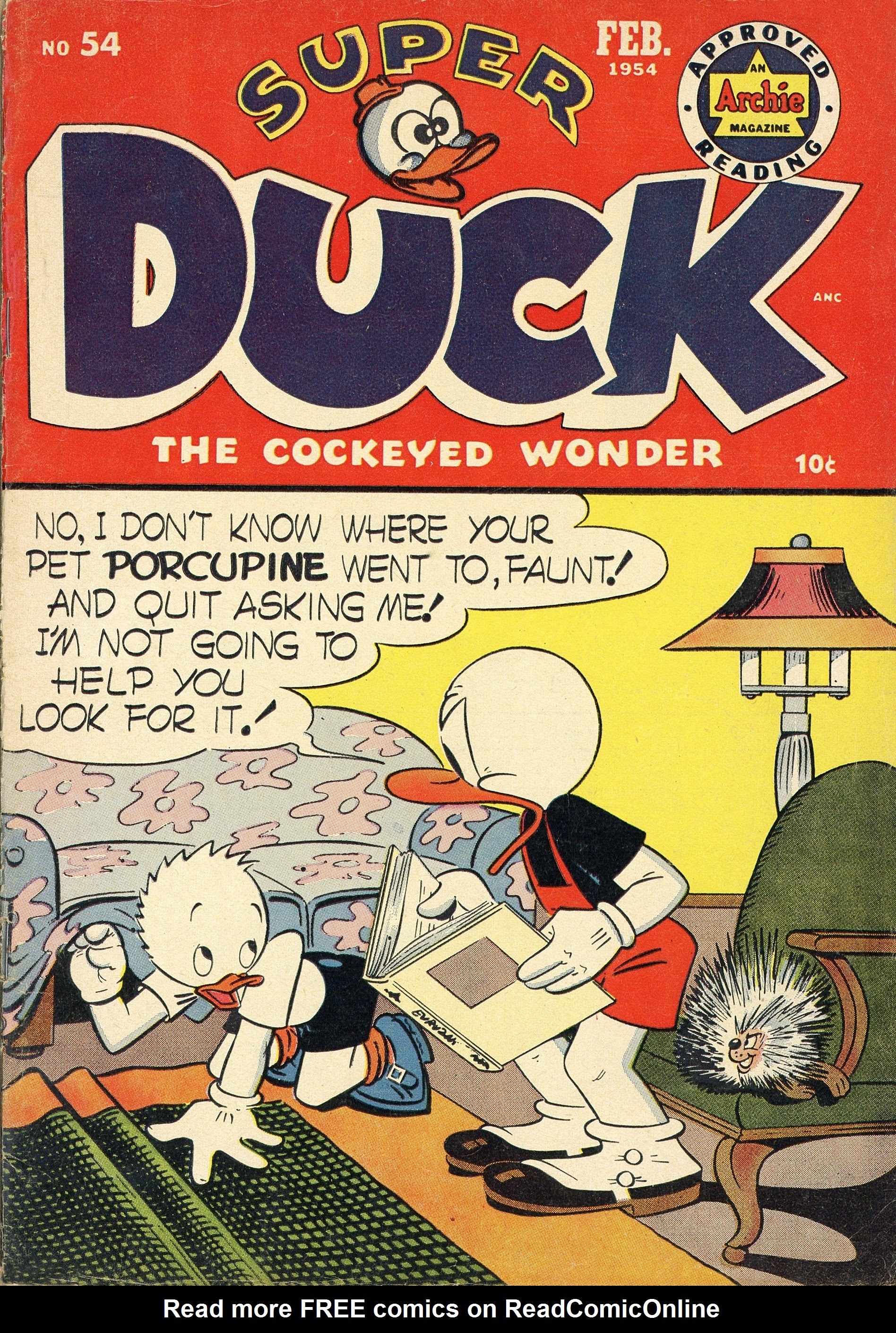 Read online Super Duck Comics comic -  Issue #54 - 1
